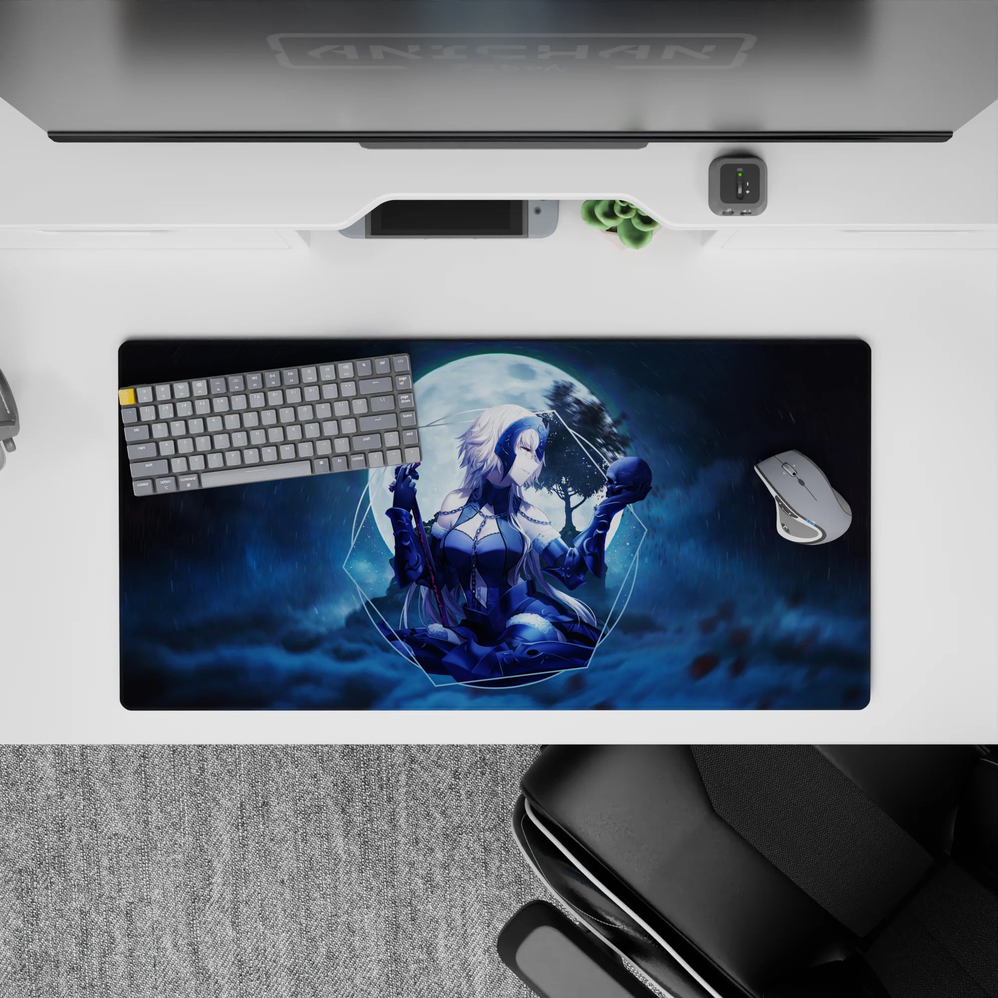 Fate Grand Order Deskmat | Mousepad | Deskpad - Midnight&#39;s Reflection - AniChan