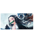 Demon Slayer Deskmat | Mousepad | Deskpad - Moonlit Demon Elegance - AniChan