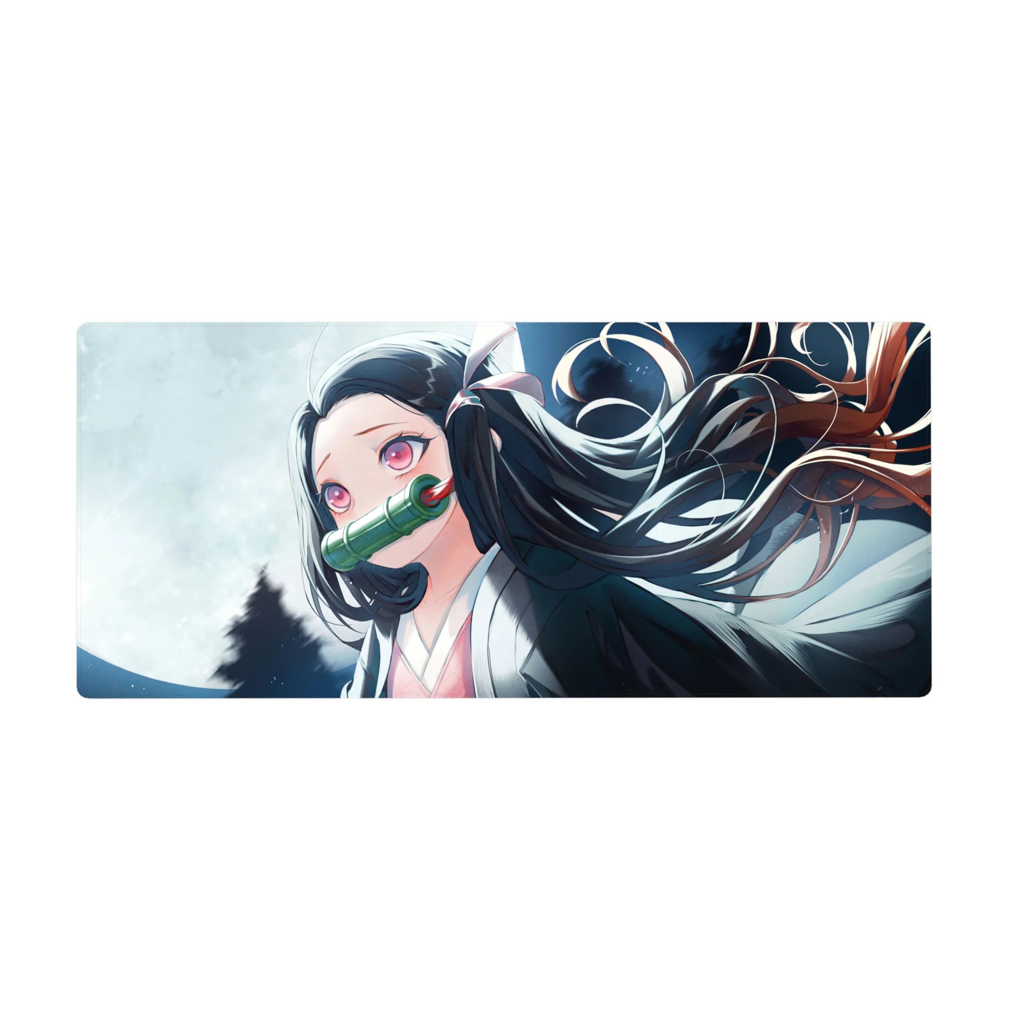 Demon Slayer Deskmat | Mousepad | Deskpad - Moonlit Demon Elegance - AniChan