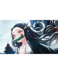 Demon Slayer Deskmat | Mousepad | Deskpad - Moonlit Demon Elegance - AniChan