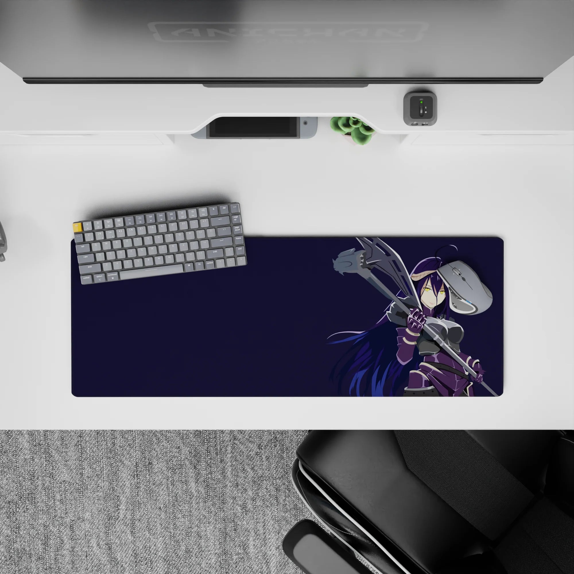 Overlord Deskmat | Mousepad | Deskpad - Battle-Ready Albedo - AniChan