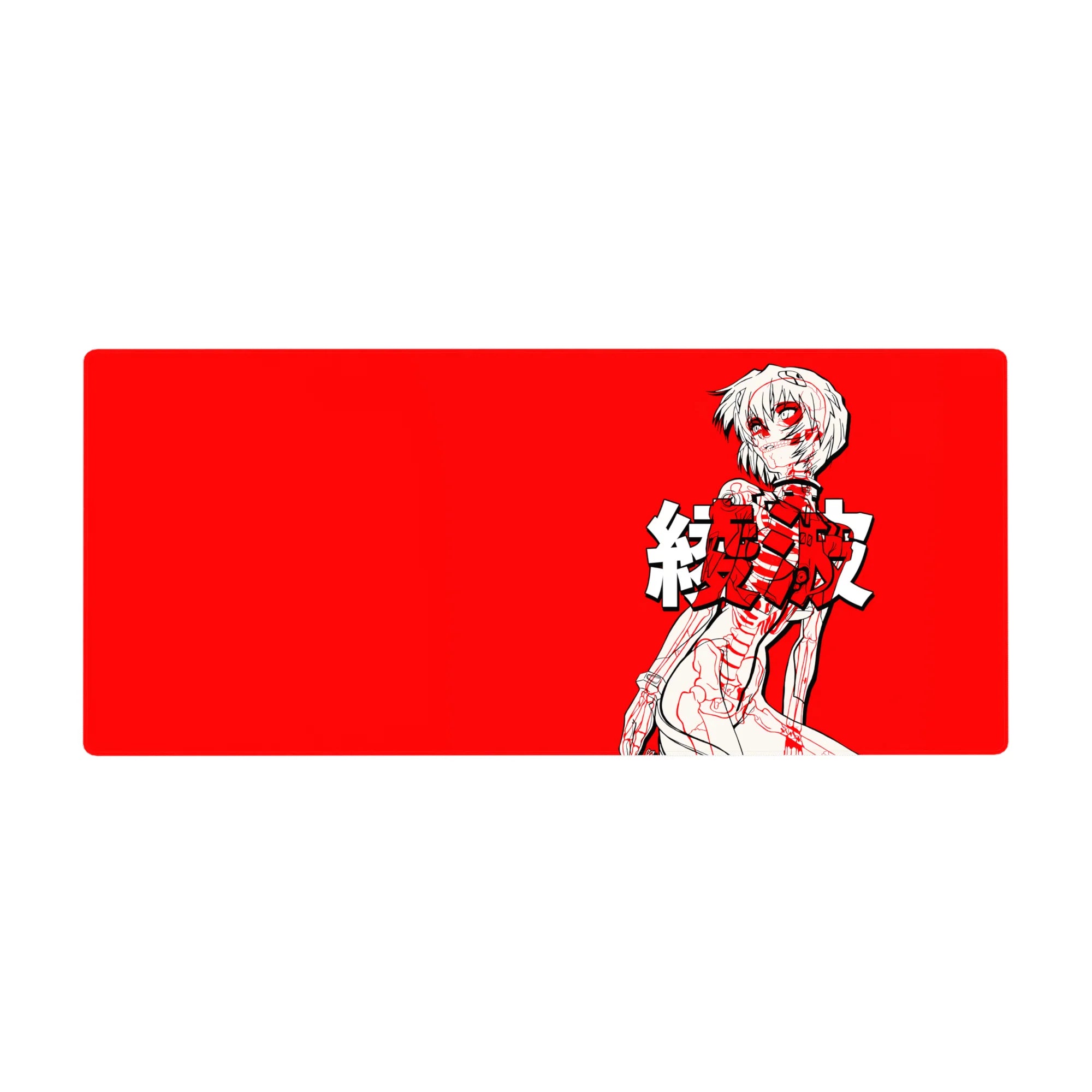 Evangelion - Anime Mouse Pad and Desk Pad - Red Rupture - AniChan