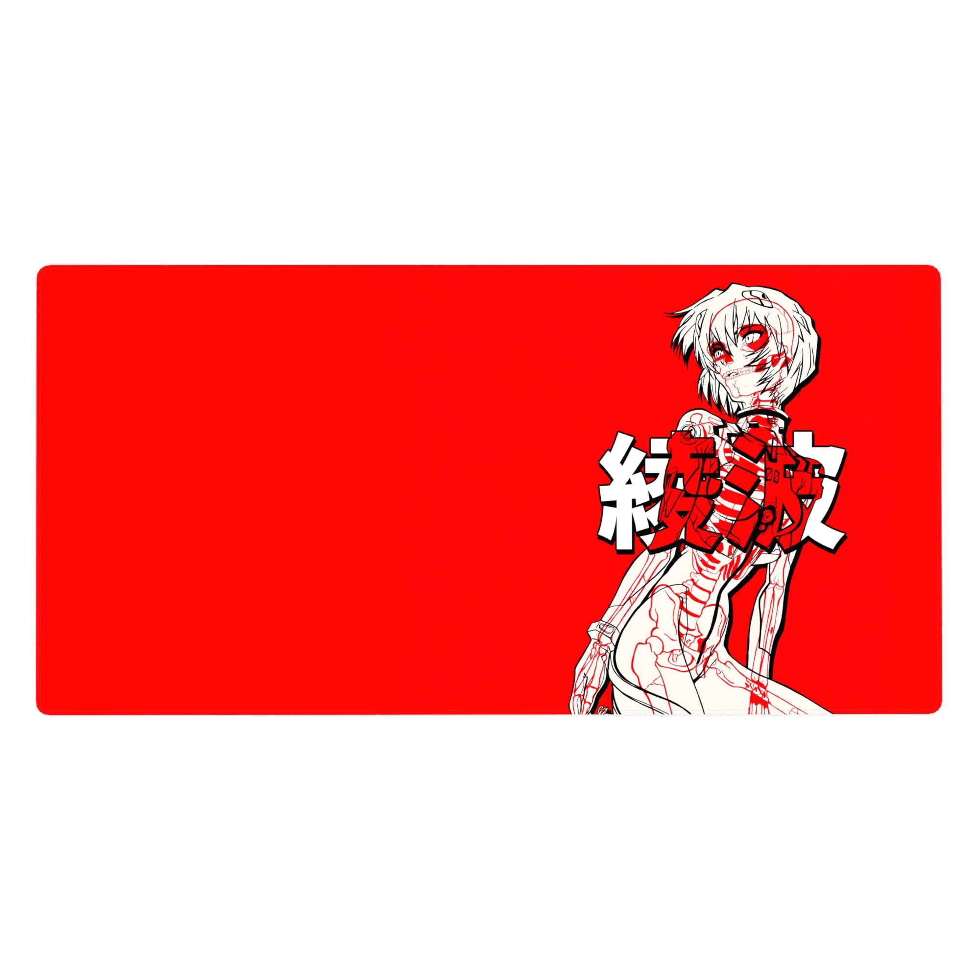 Evangelion - Anime Mouse Pad and Desk Pad - Red Rupture - AniChan