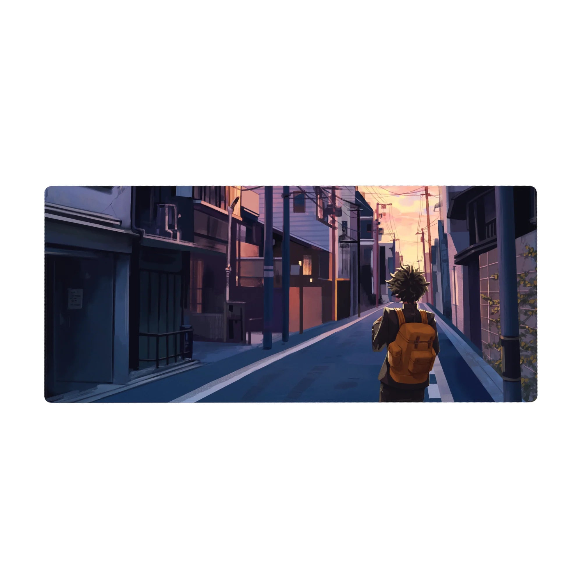 My Hero Academia Deskmat | Mousepad | Deskpad - Sunset Journey - AniChan