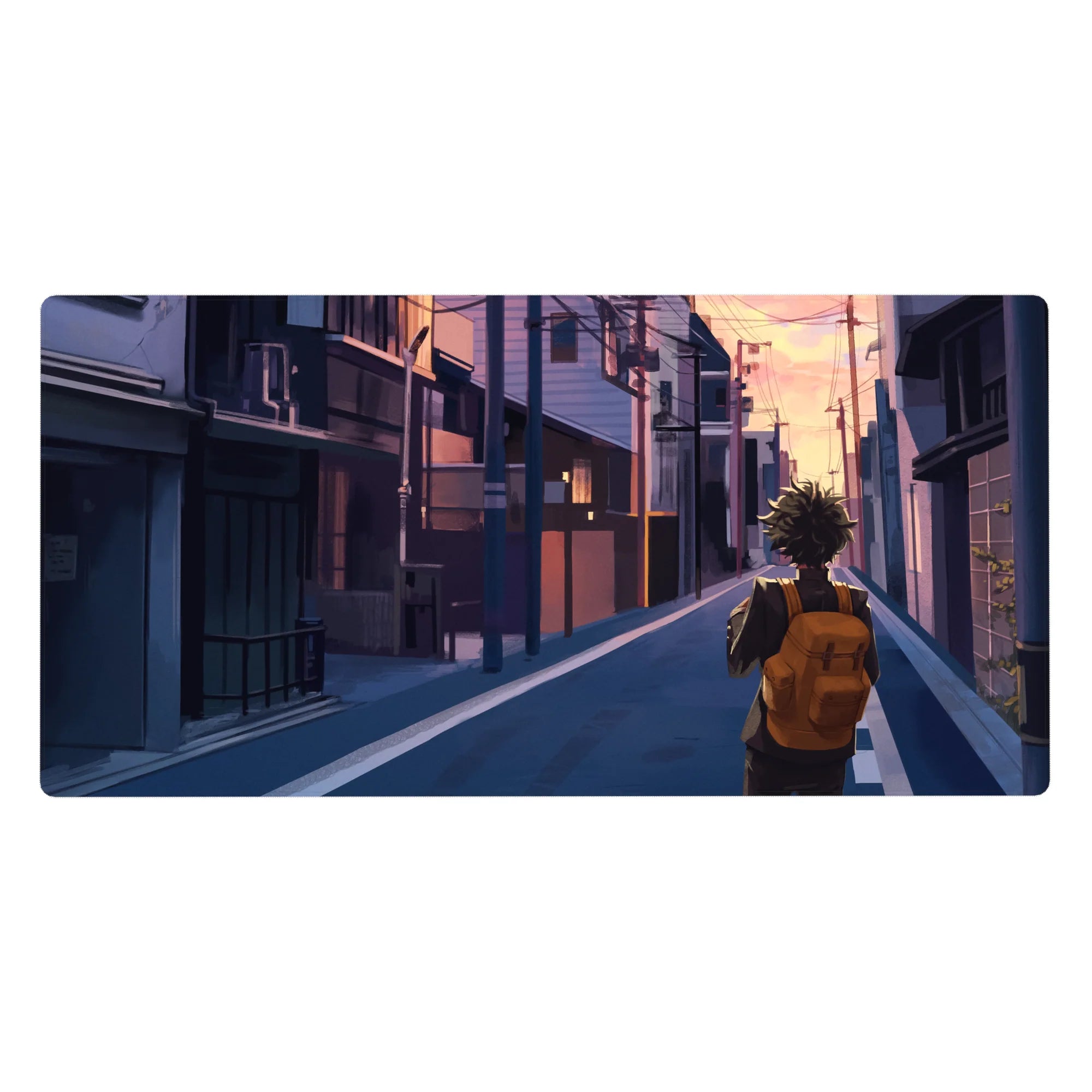 My Hero Academia Deskmat | Mousepad | Deskpad - Sunset Journey - AniChan