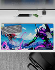 Evangelion - Anime Mouse Pad and Desk Pad - Neon Battlefield - AniChan