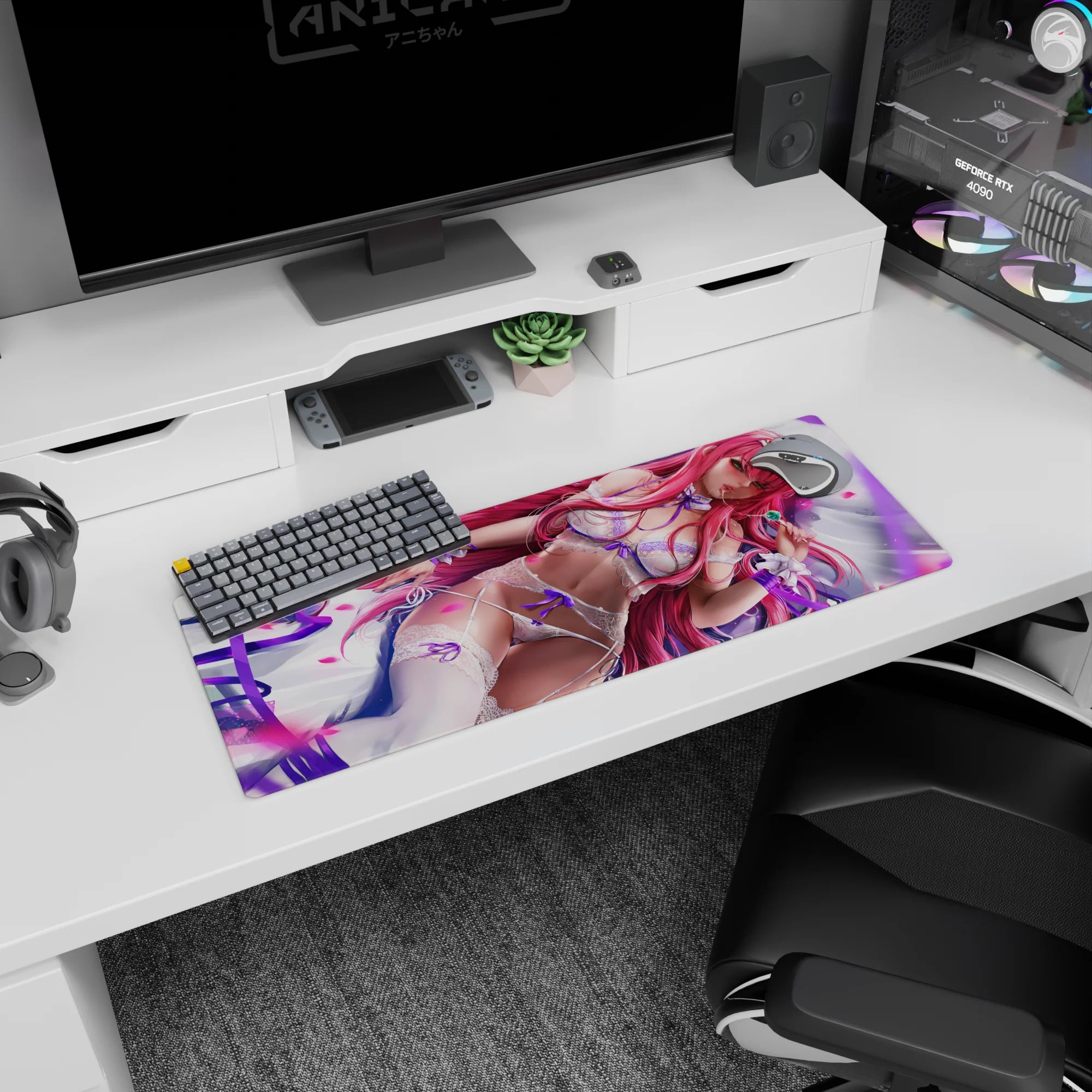 Darling In The Franxx - Anime Mouse Pad and Desk Pad - Zero Two Enchanted Desire - AniChan