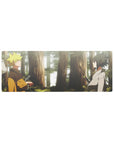 Naruto forest standoff anime mouse pad desk mat, extended 32x12 inches.