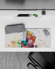 Chainsaw Man - Anime Mouse Pad and Desk Pad - Splattered Chainsaw - AniChan