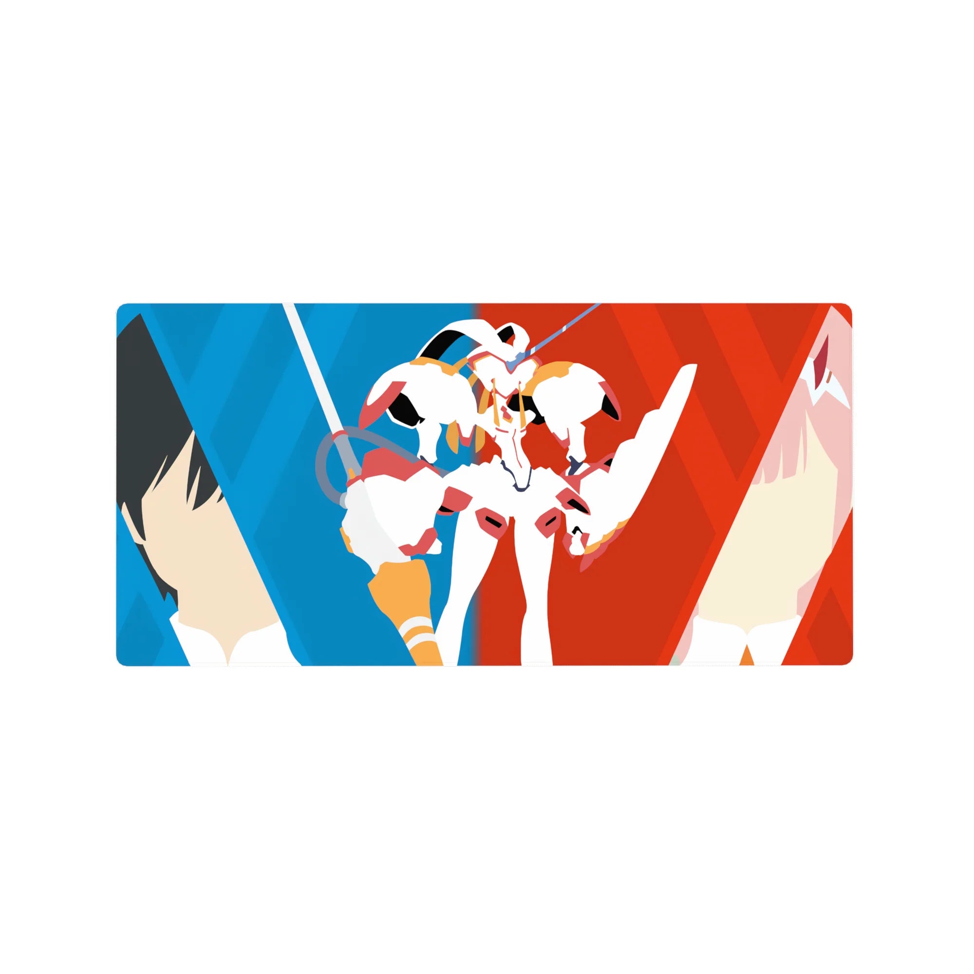 Darling In The Franxx - Anime Mouse Pad and Desk Pad - Hiro &amp; Zero Two Vector Bond - AniChan