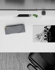 14x10 inches black-and-white anime mouse pad with high-contrast, gritty sci-fi poster vibe and clean lines.