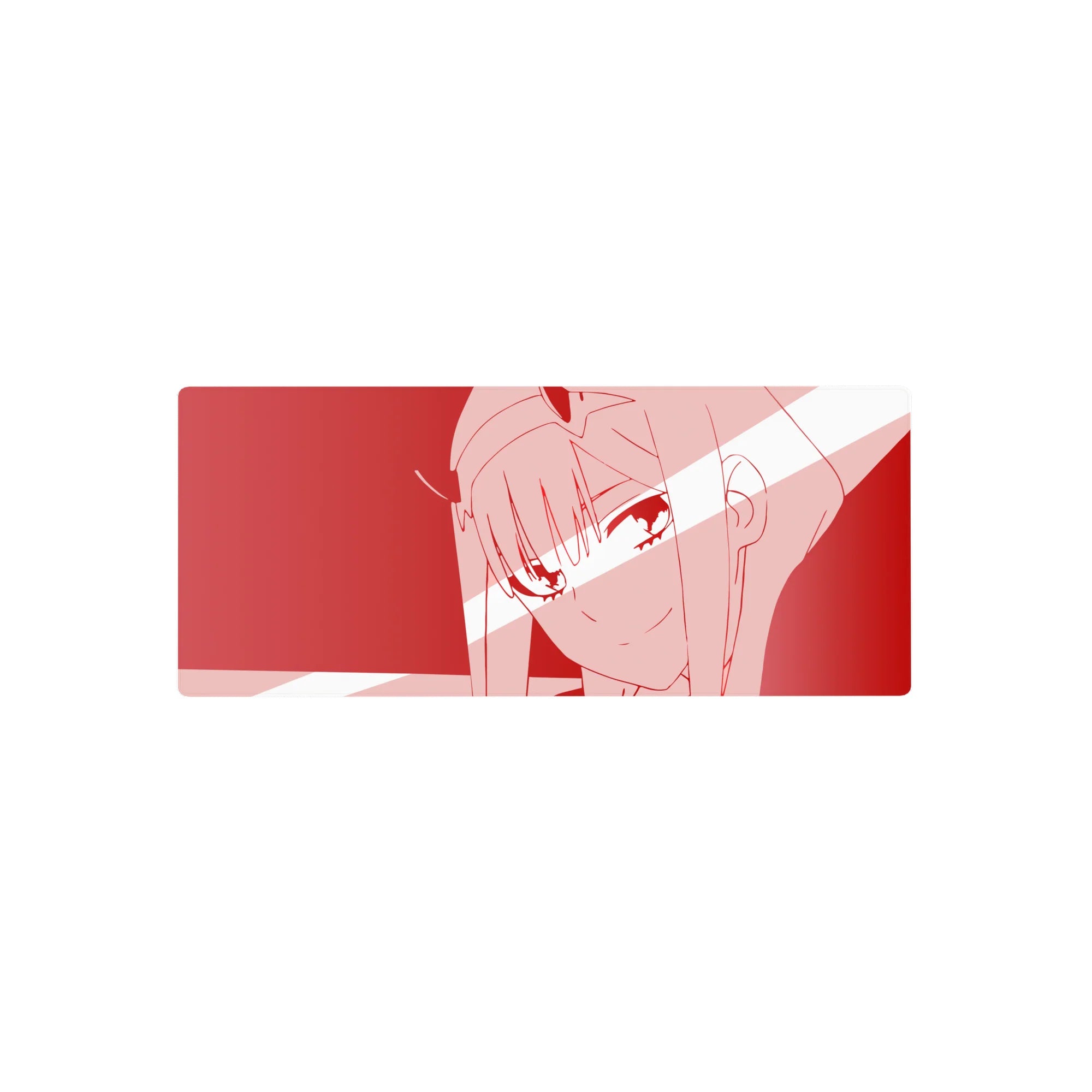 Darling In The Franxx - Anime Mouse Pad and Desk Pad - Zero Two Crimson Glitch - AniChan