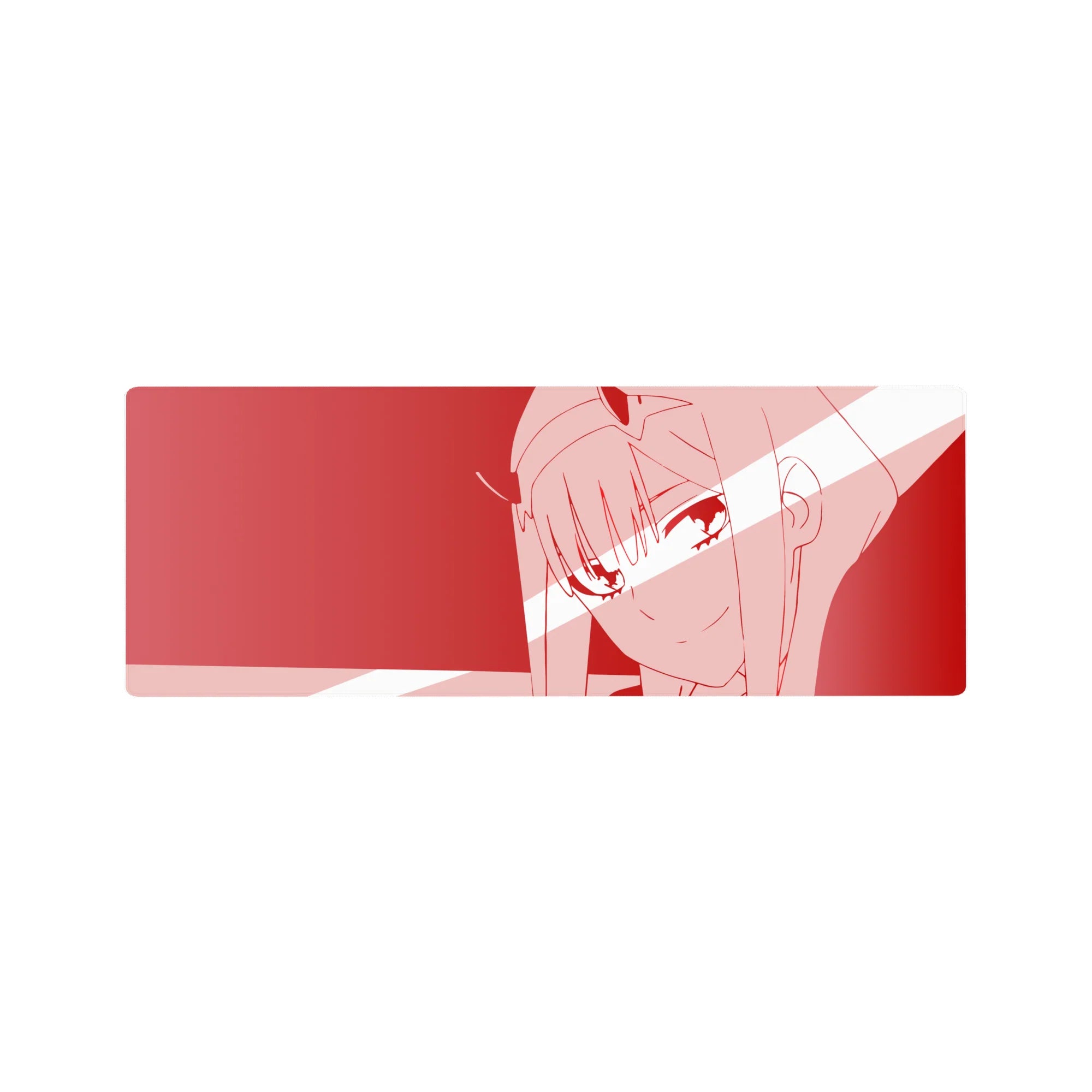 Darling In The Franxx - Anime Mouse Pad and Desk Pad - Zero Two Crimson Glitch - AniChan