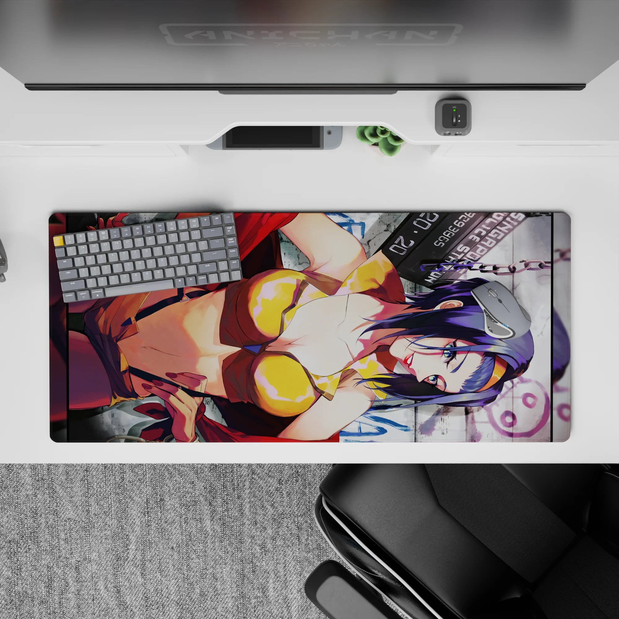 Cowboy Bepop - Anime Mouse Pad and Desk Pad - Neon Temptress - AniChan