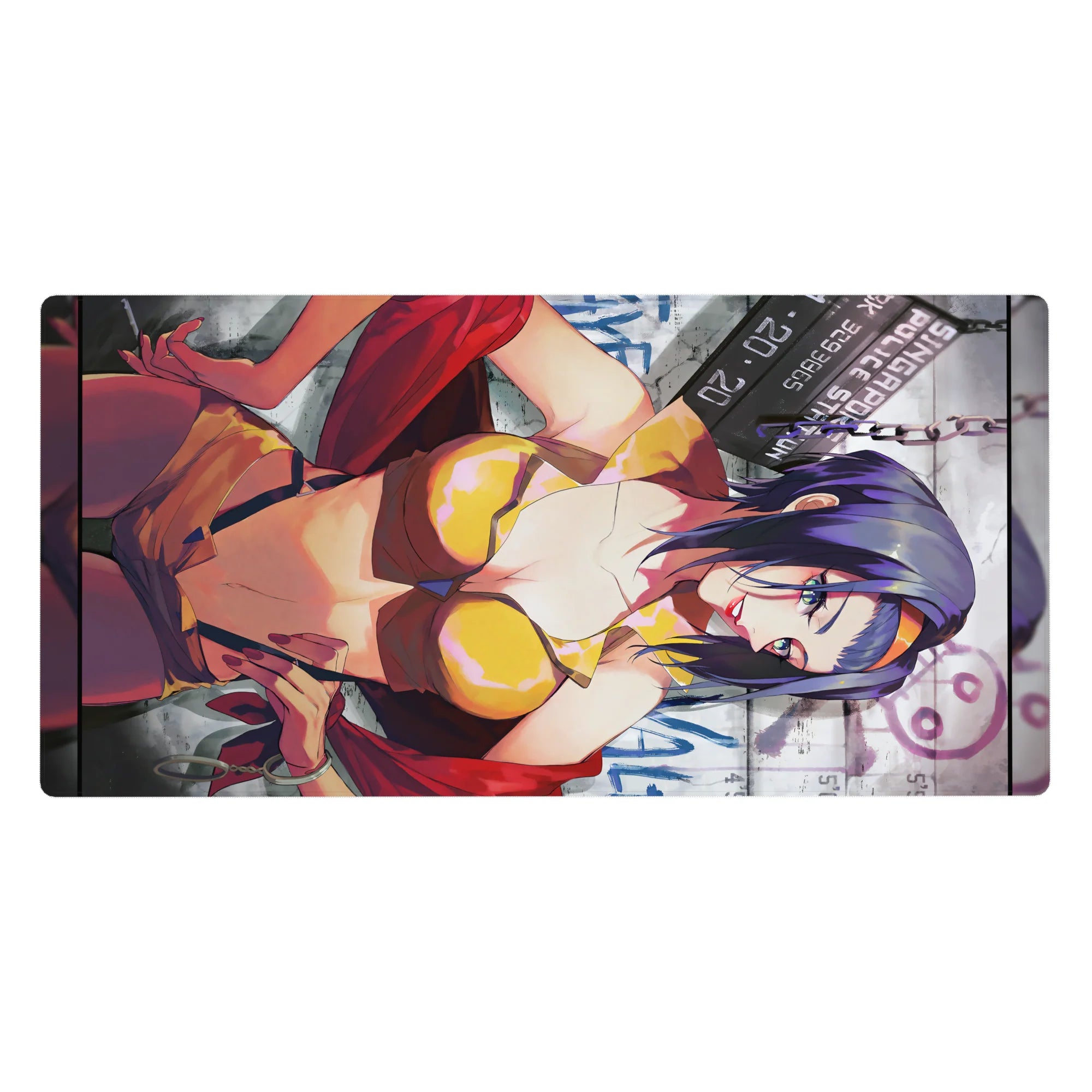 Cowboy Bepop - Anime Mouse Pad and Desk Pad - Neon Temptress - AniChan