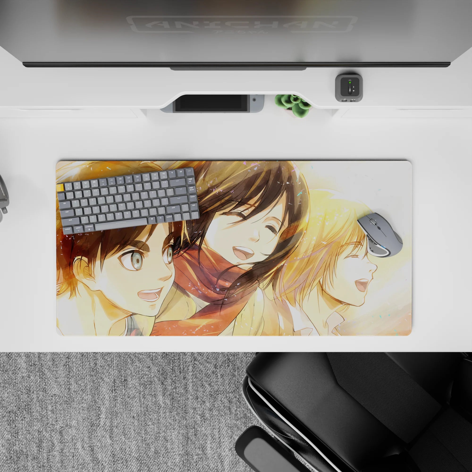 Attack on Titan - Anime Mouse Pad and Desk Pad - Golden Days of Freedom - AniChan