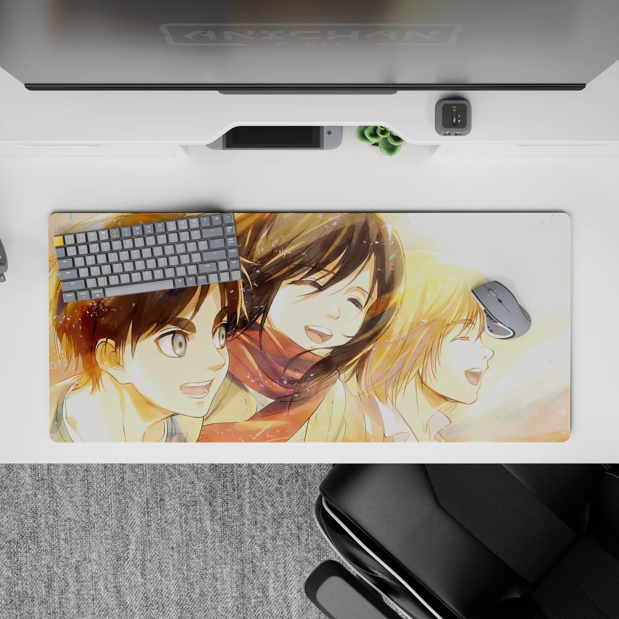 Attack on Titan - Anime Mouse Pad and Desk Pad - Golden Days of Freedom - AniChan