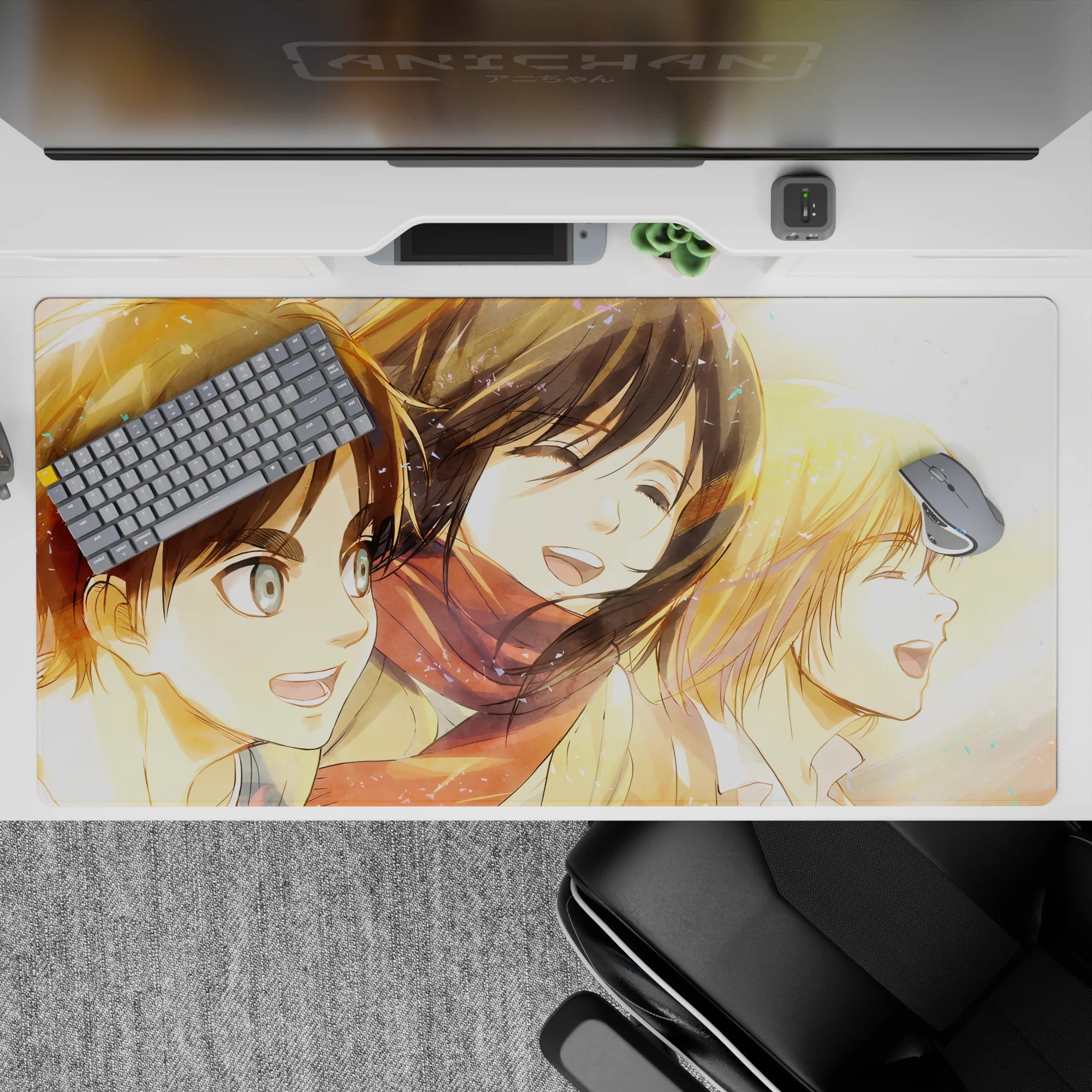 Attack on Titan - Anime Mouse Pad and Desk Pad - Golden Days of Freedom - AniChan