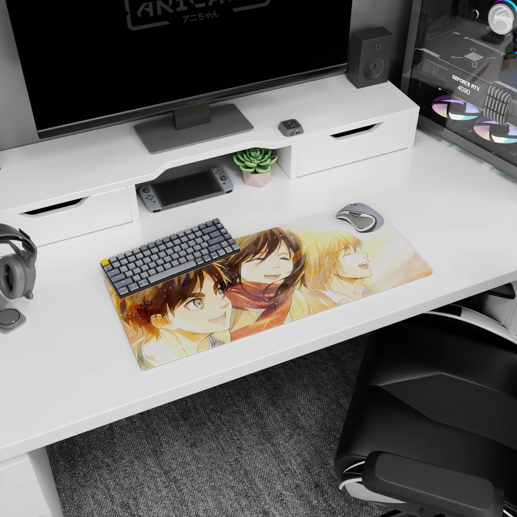 Attack on Titan - Anime Mouse Pad and Desk Pad - Golden Days of Freedom - AniChan