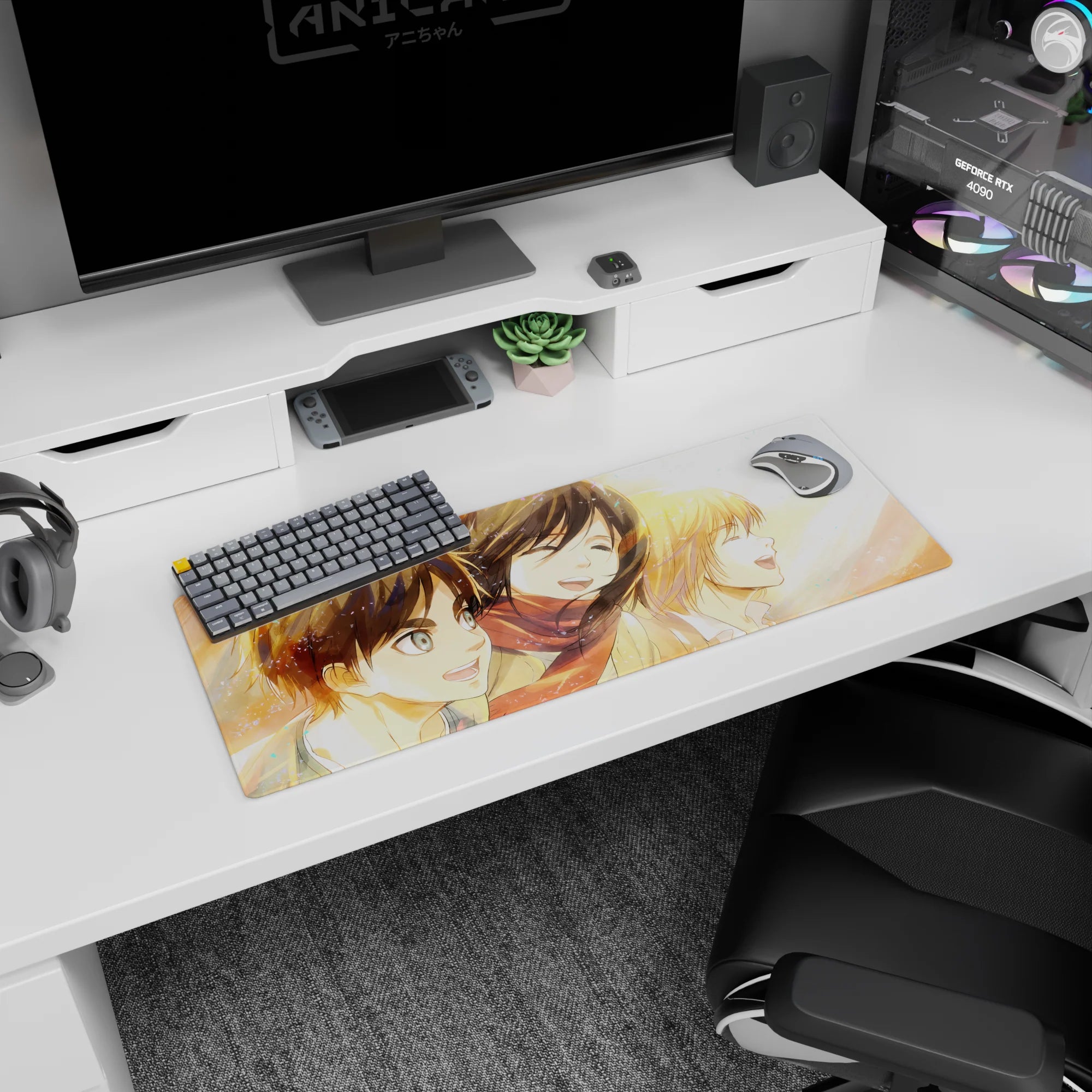 Attack on Titan - Anime Mouse Pad and Desk Pad - Golden Days of Freedom - AniChan