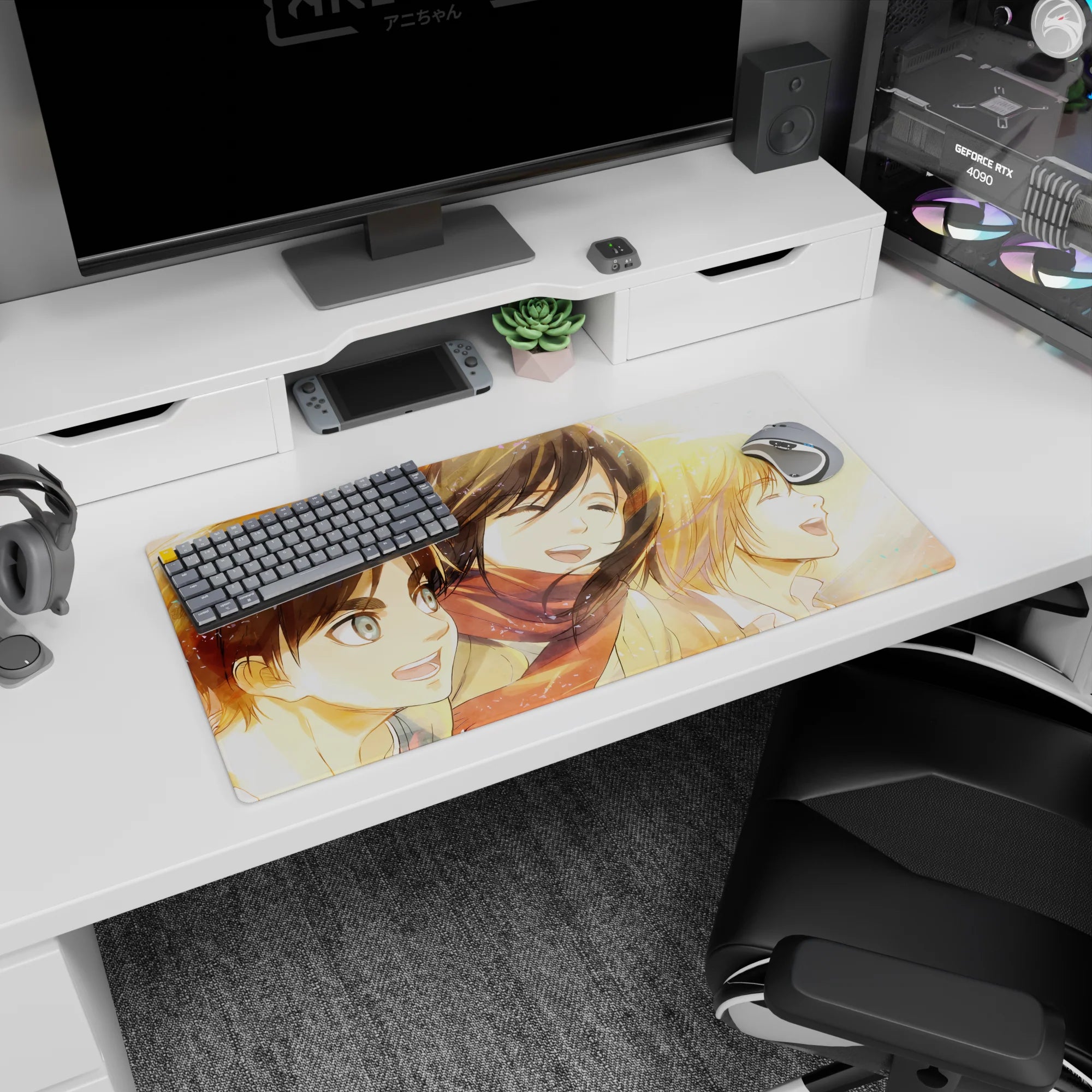 Attack on Titan - Anime Mouse Pad and Desk Pad - Golden Days of Freedom - AniChan