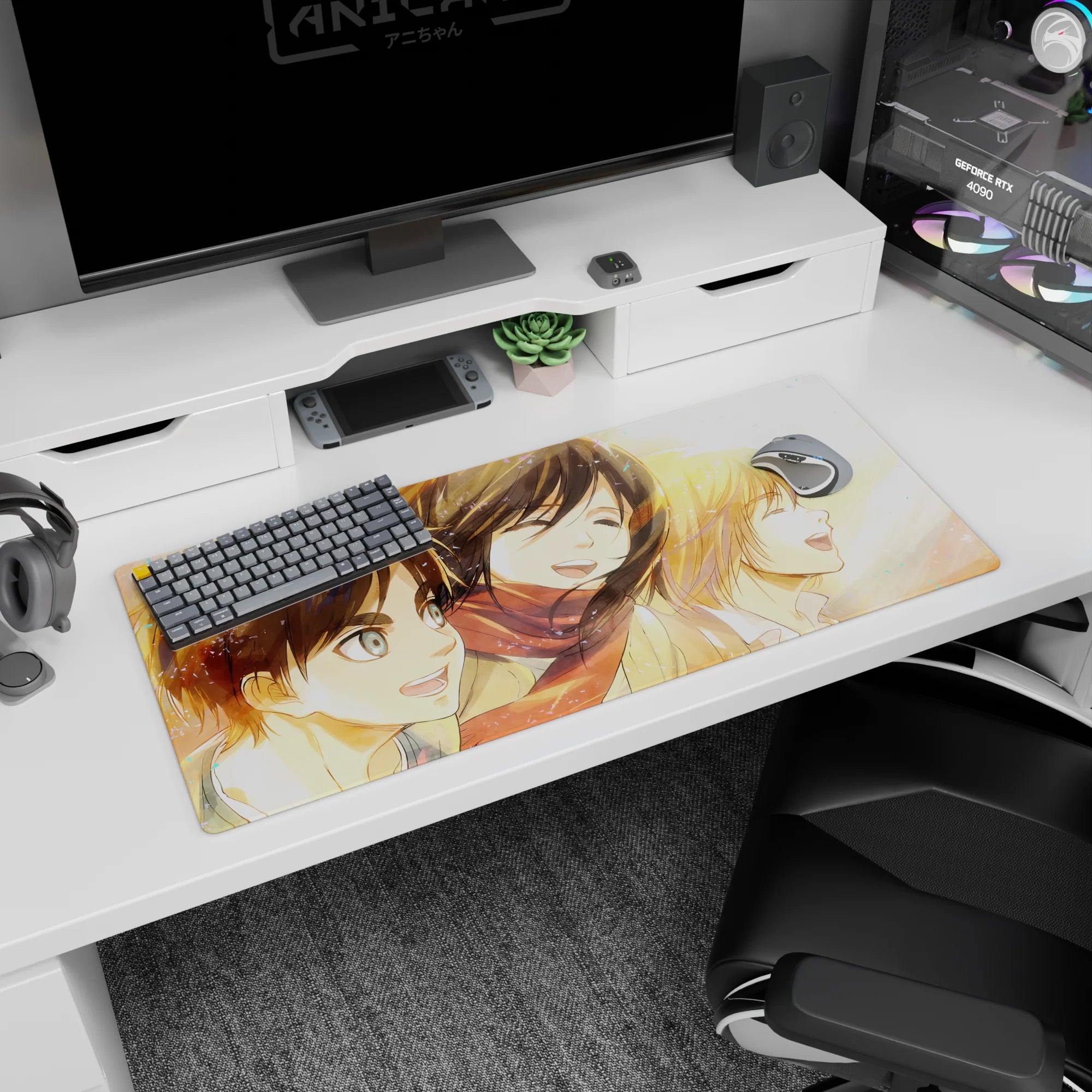 Attack on Titan - Anime Mouse Pad and Desk Pad - Golden Days of Freedom - AniChan