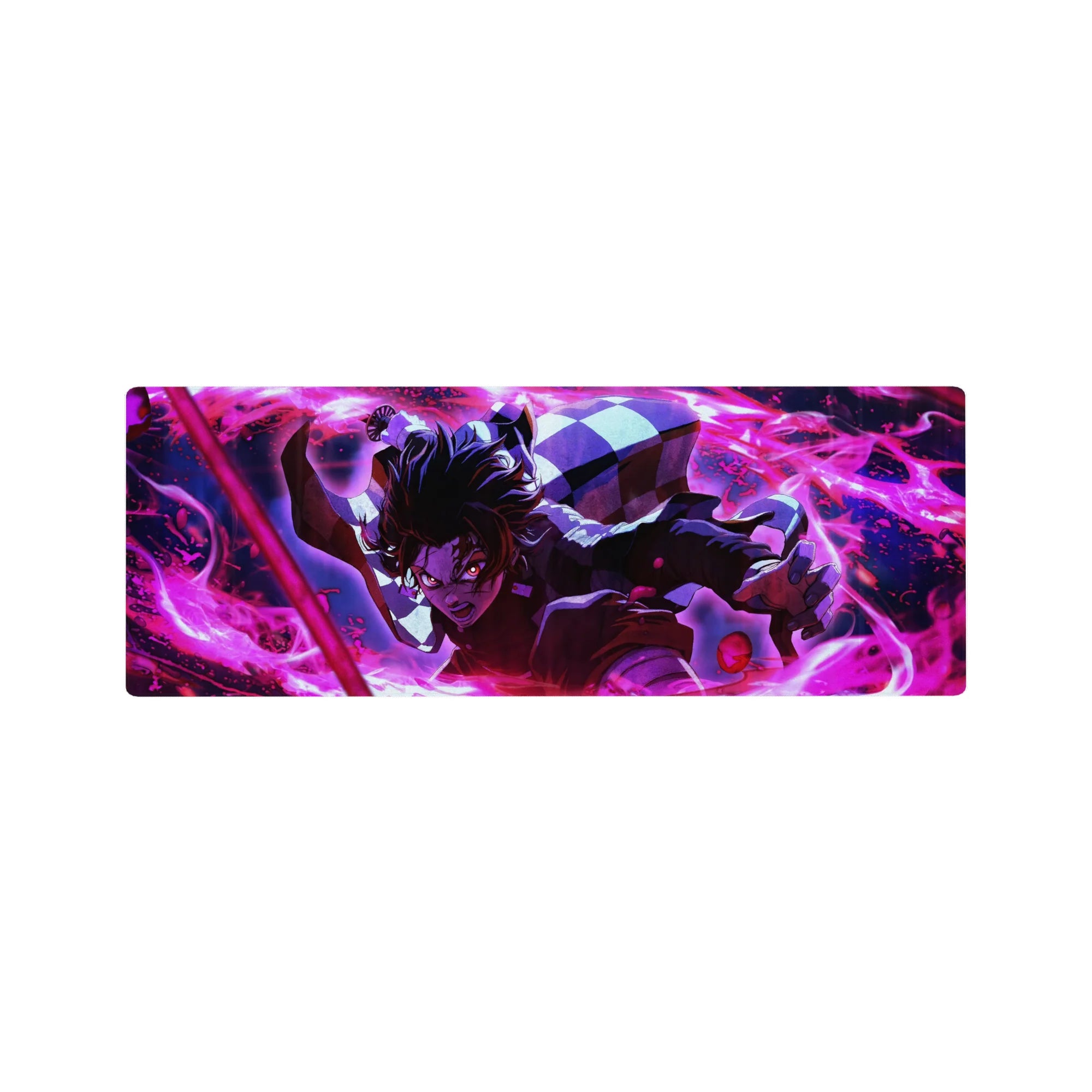 Demon Slayer Deskmat | Mousepad | Deskpad - Crimson Blade Fury - AniChan