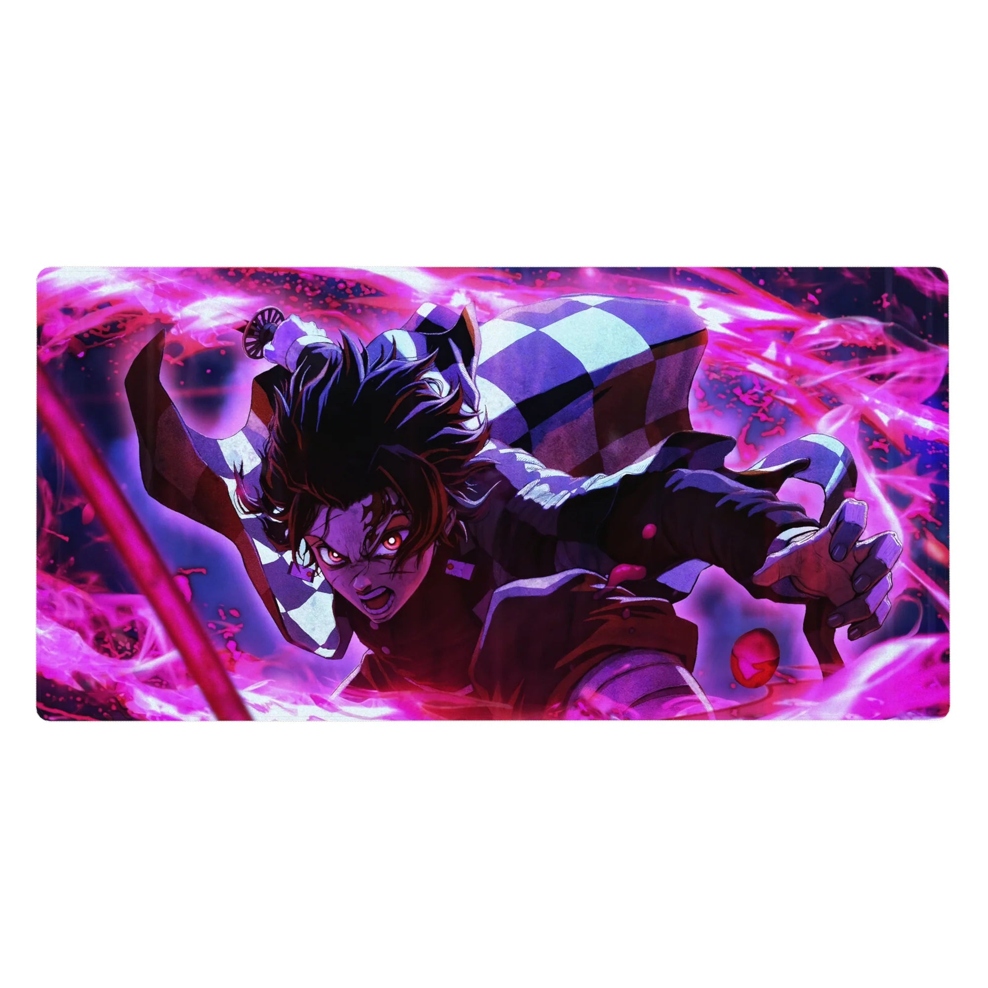 Demon Slayer Deskmat | Mousepad | Deskpad - Crimson Blade Fury - AniChan