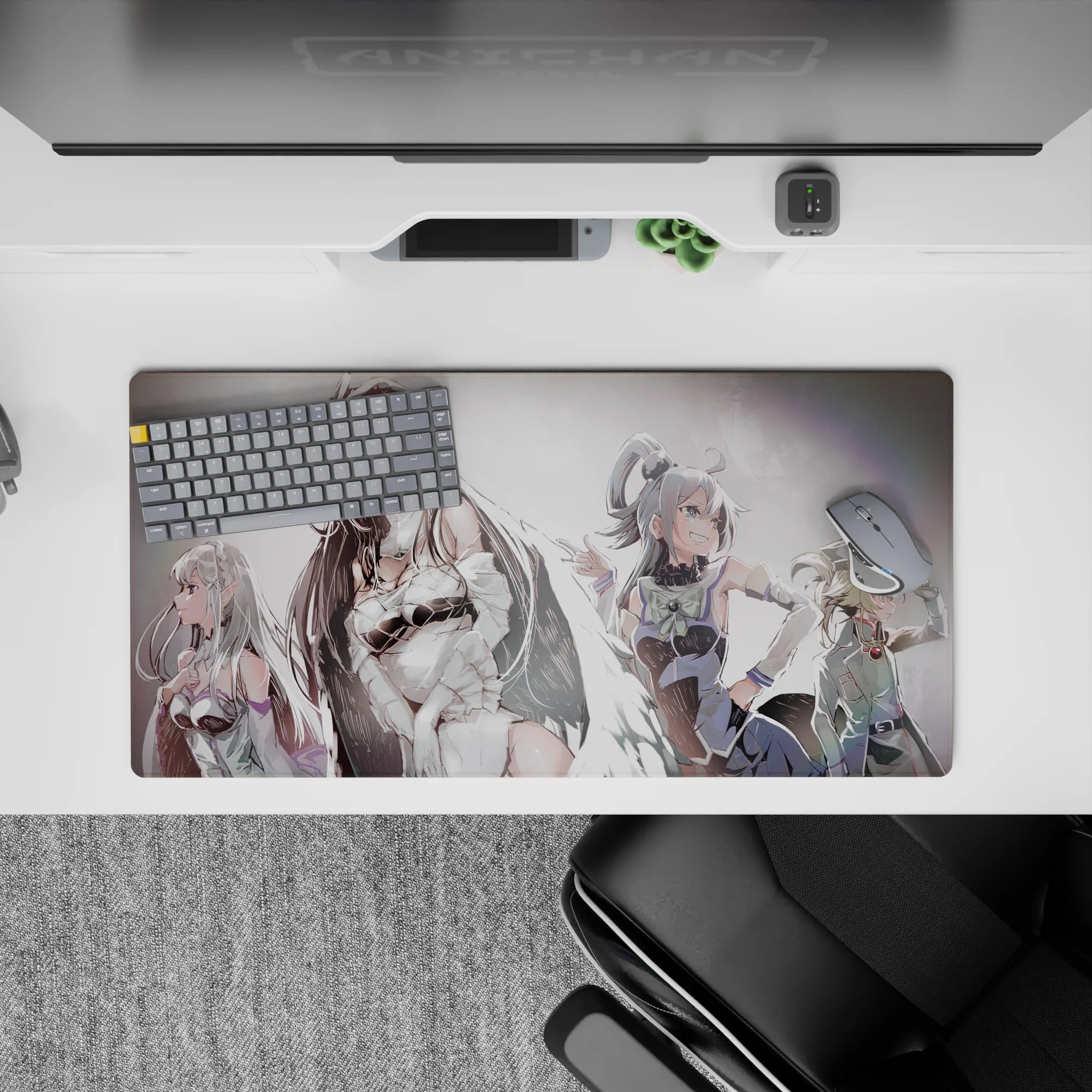 Overlord Deskmat | Mousepad | Deskpad - Ethereal Guardians - AniChan