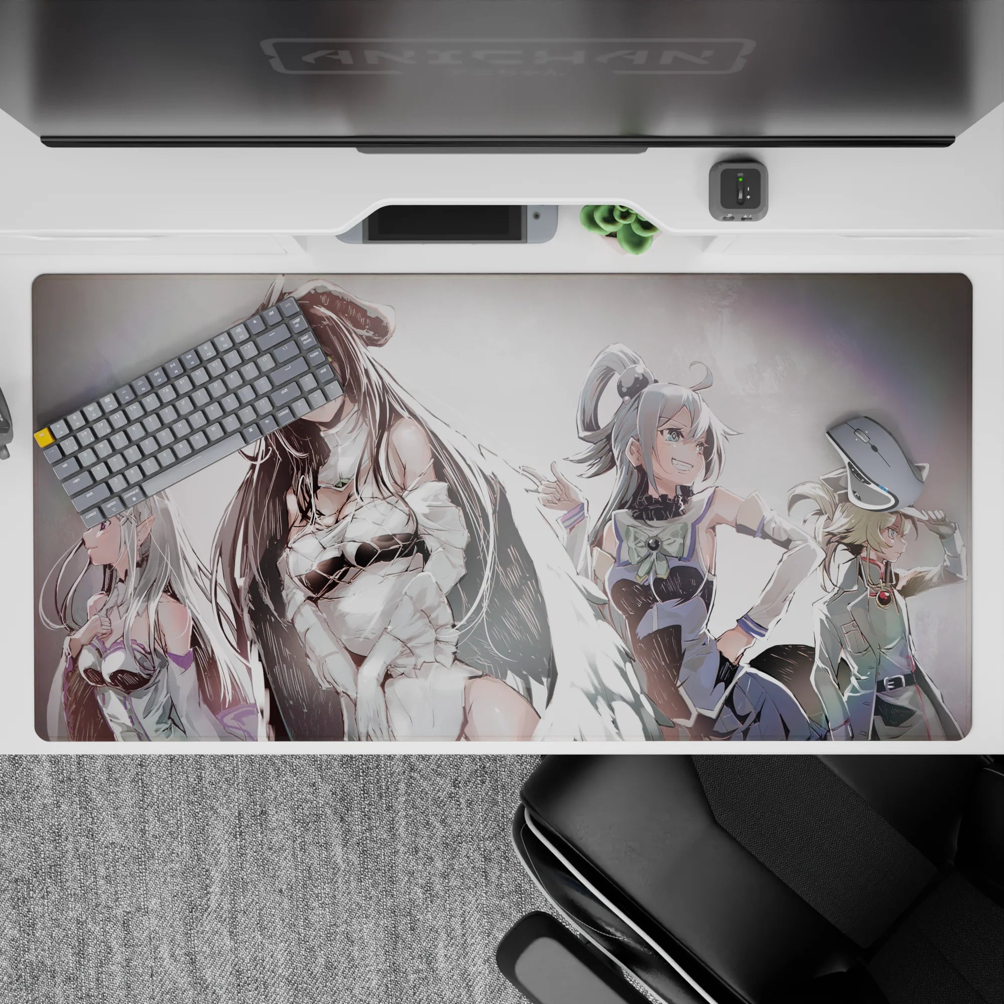 Overlord Deskmat | Mousepad | Deskpad - Ethereal Guardians - AniChan