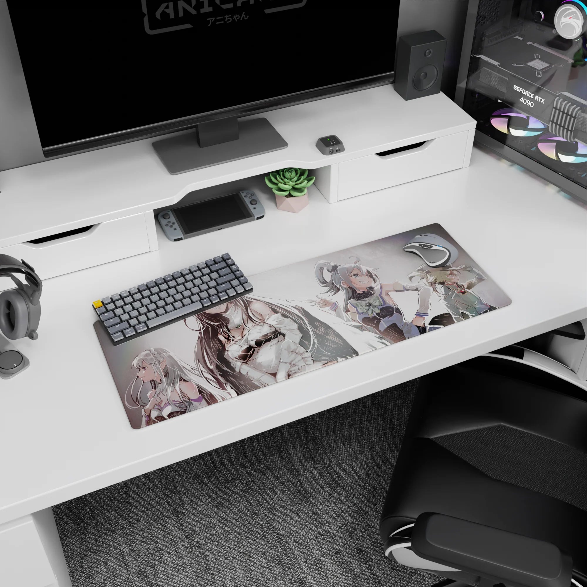 Overlord Deskmat | Mousepad | Deskpad - Ethereal Guardians - AniChan