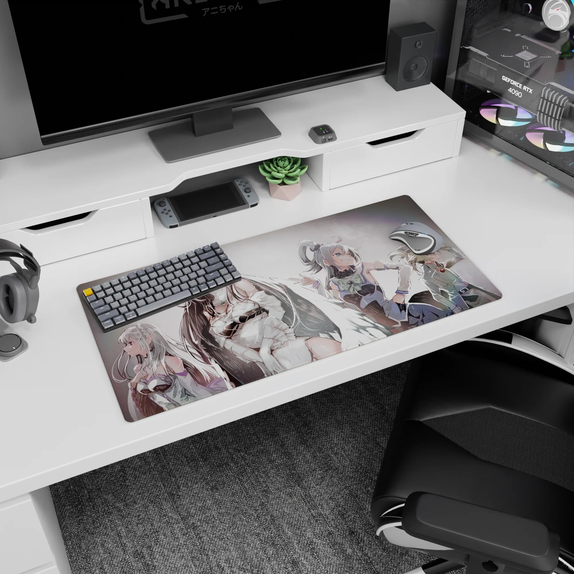 Overlord Deskmat | Mousepad | Deskpad - Ethereal Guardians - AniChan