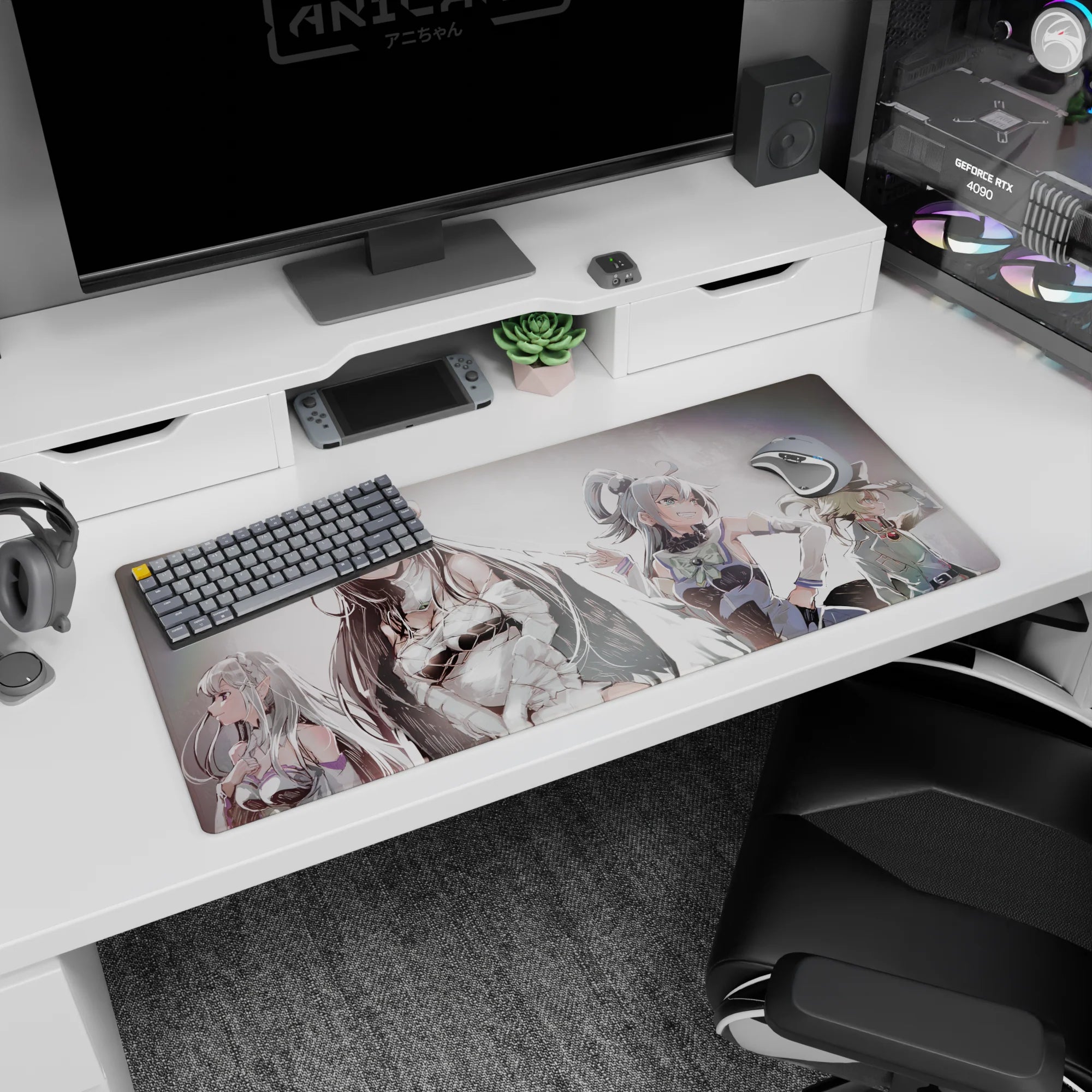 Overlord Deskmat | Mousepad | Deskpad - Ethereal Guardians - AniChan