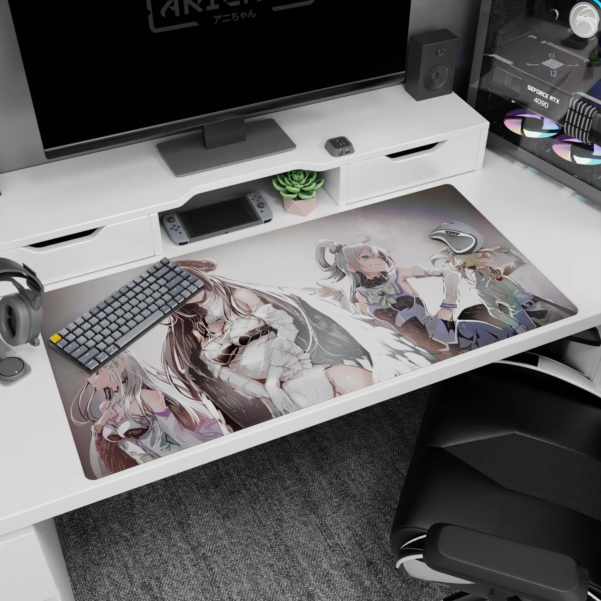 Overlord Deskmat | Mousepad | Deskpad - Ethereal Guardians - AniChan