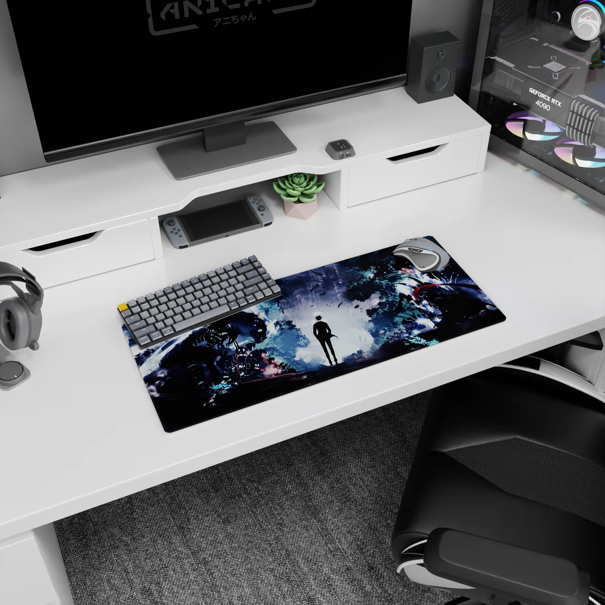 Solo Leveling Deskmat | Mousepad | Deskpad - Silent Shadows