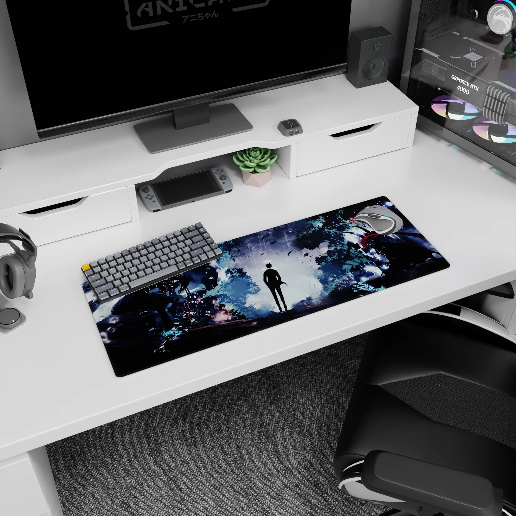 Solo Leveling Deskmat | Mousepad | Deskpad - Silent Shadows