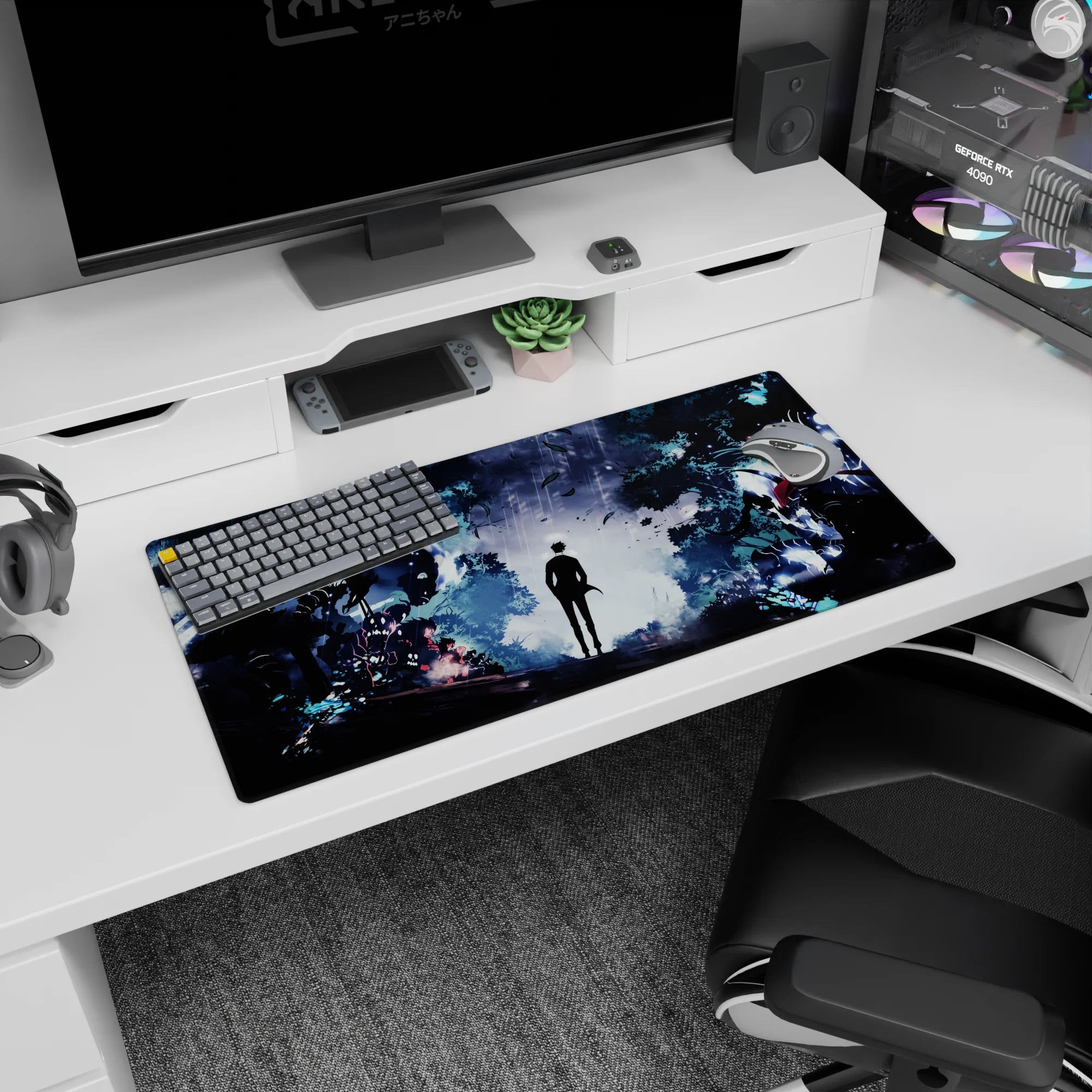 Solo Leveling Deskmat | Mousepad | Deskpad - Silent Shadows