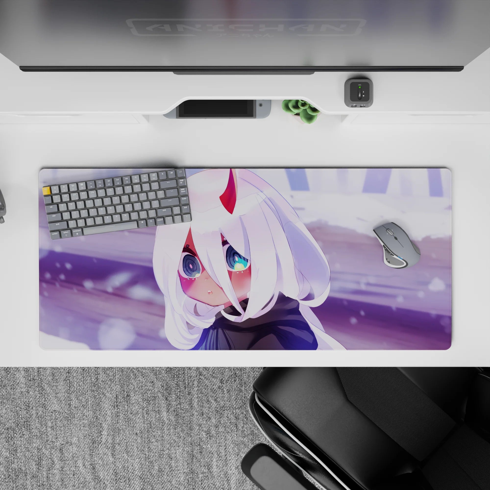 Darling In The Franxx - Anime Mouse Pad and Desk Pad - Zero Two Frostbound - AniChan