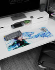 Demon Slayer Deskmat | Mousepad | Deskpad - Water Dragon Surge - AniChan