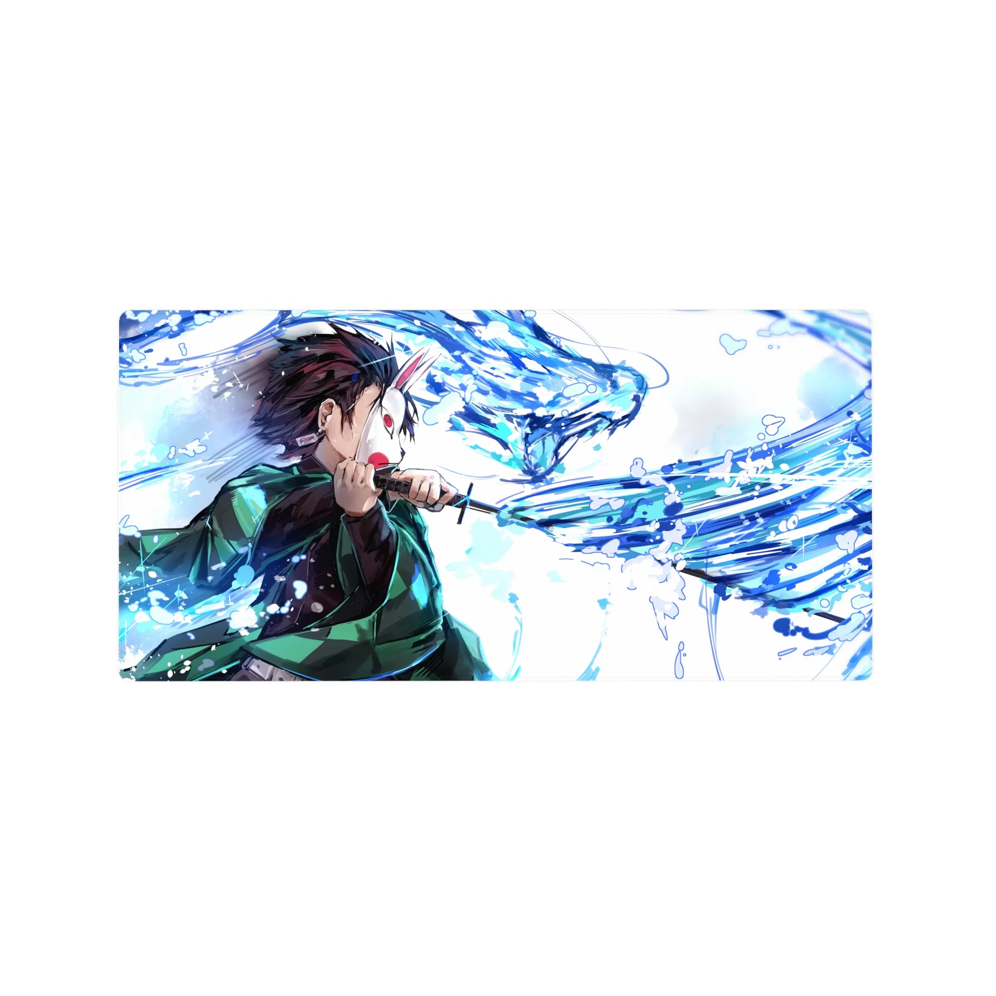 Demon Slayer Deskmat | Mousepad | Deskpad - Water Dragon Surge - AniChan