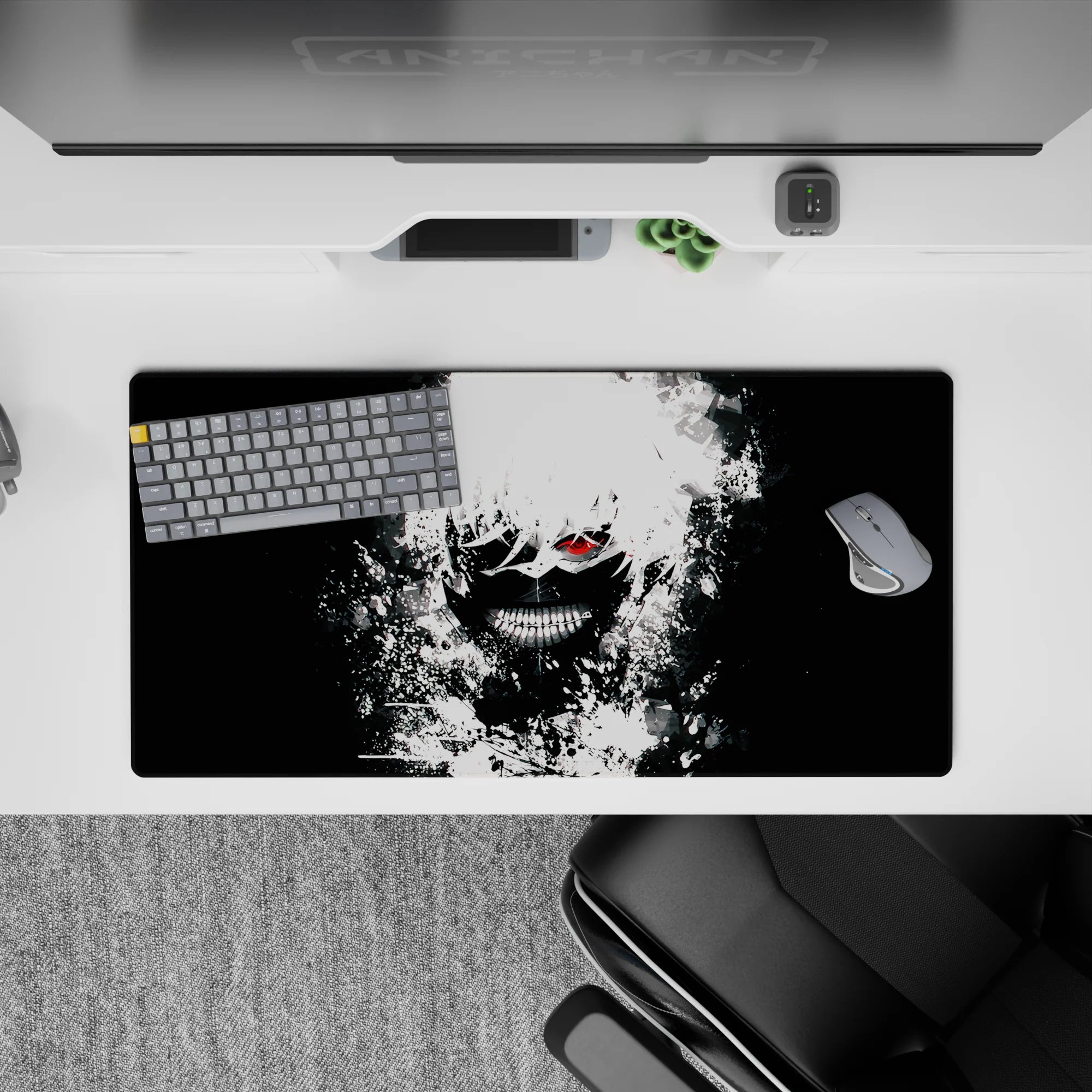 Tokyo Ghoul - Anime Mouse Pad and Desk Pad - Voidborn Grin