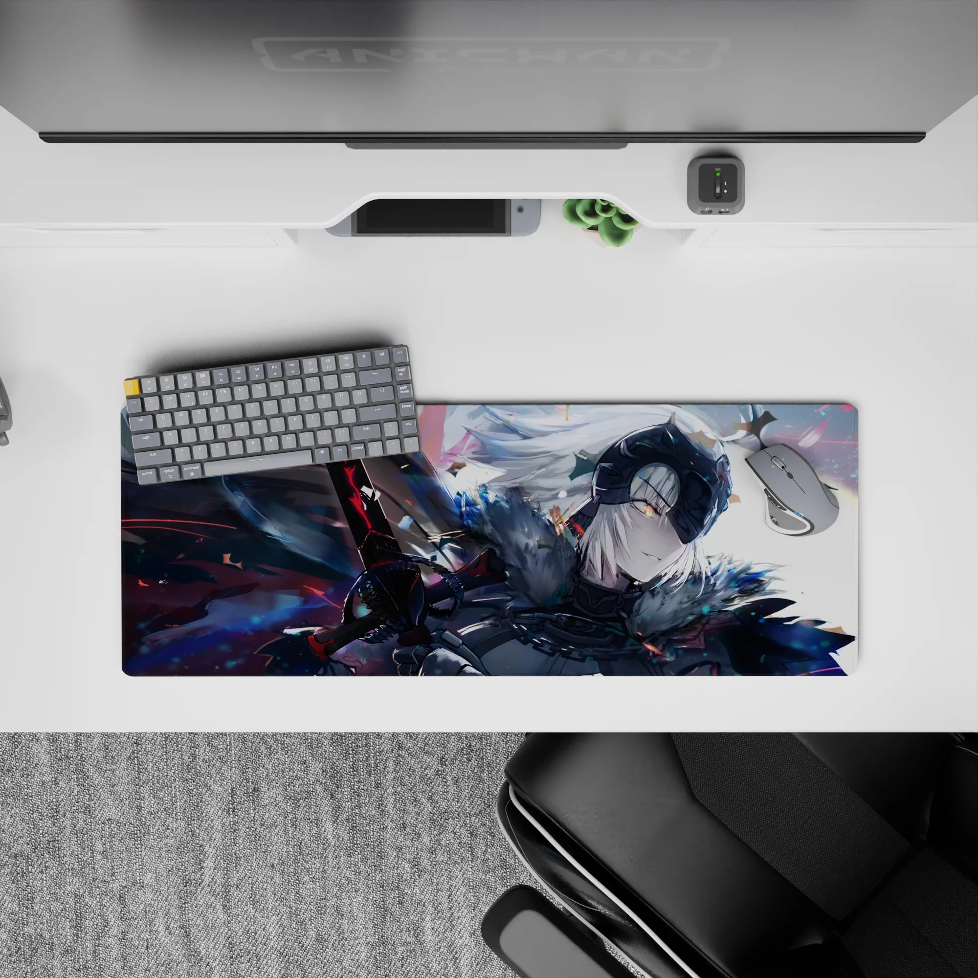 Fate Grand Order Deskmat | Mousepad | Deskpad - Fallen Savior&#39;s Fury - AniChan