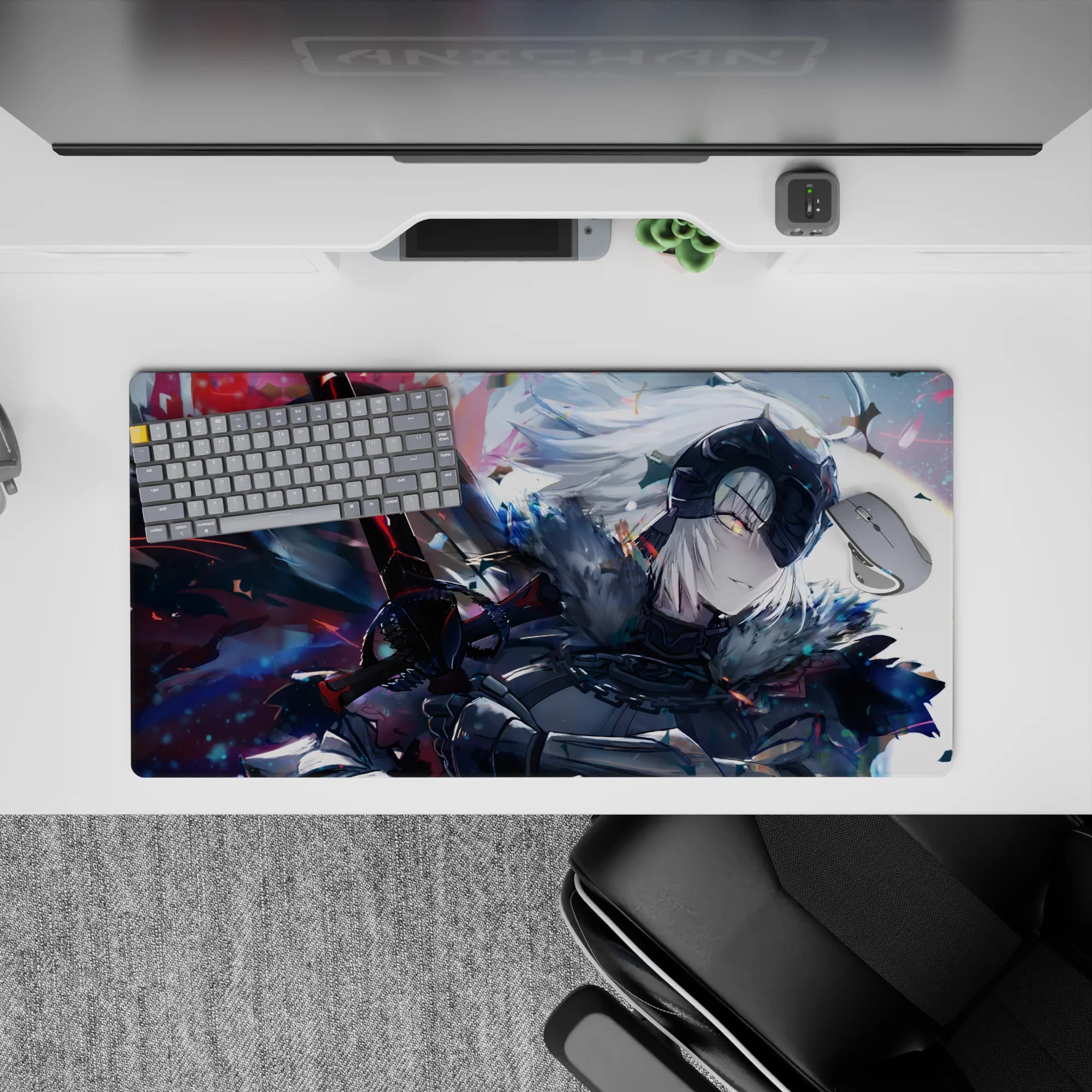 Fate Grand Order Deskmat | Mousepad | Deskpad - Fallen Savior&#39;s Fury - AniChan