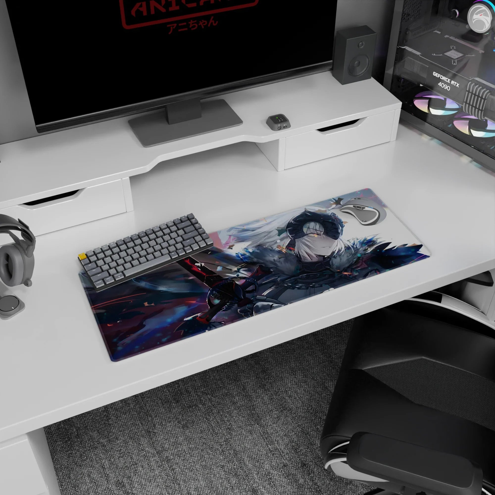 Fate Grand Order Deskmat | Mousepad | Deskpad - Fallen Savior&#39;s Fury