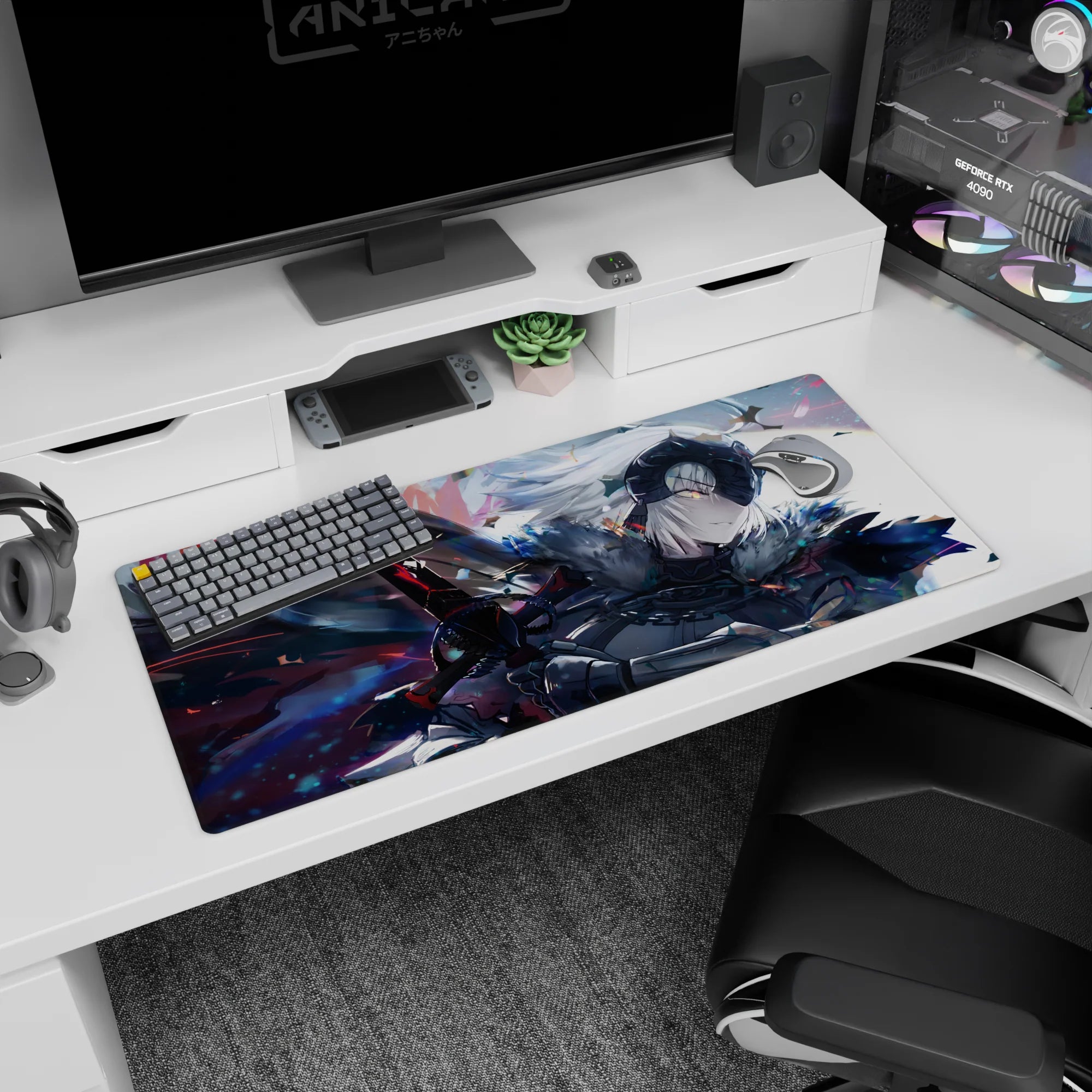 Fate Grand Order Deskmat | Mousepad | Deskpad - Fallen Savior's Fury - AniChan