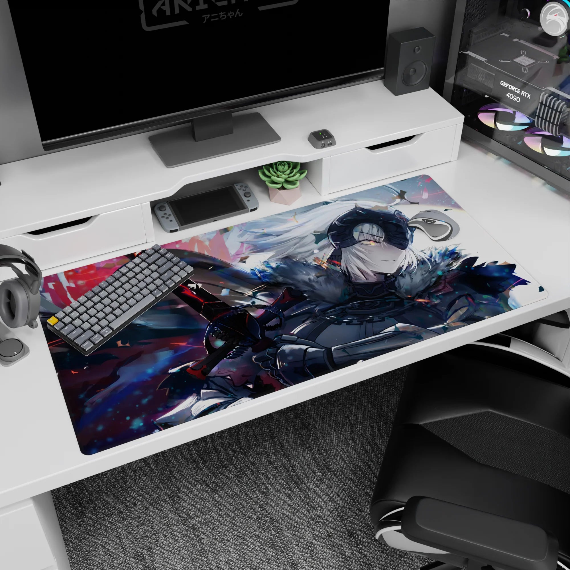 Fate Grand Order Deskmat | Mousepad | Deskpad - Fallen Savior's Fury - AniChan