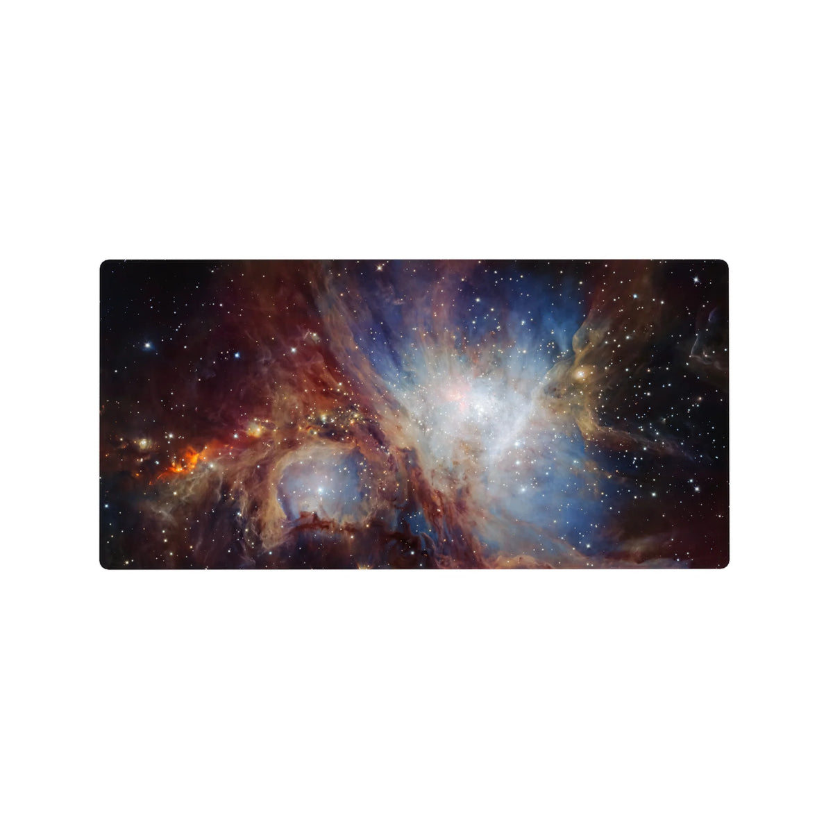 Rust Nebula Veil - Space Mouse Pad and Desk Pad – AniChan