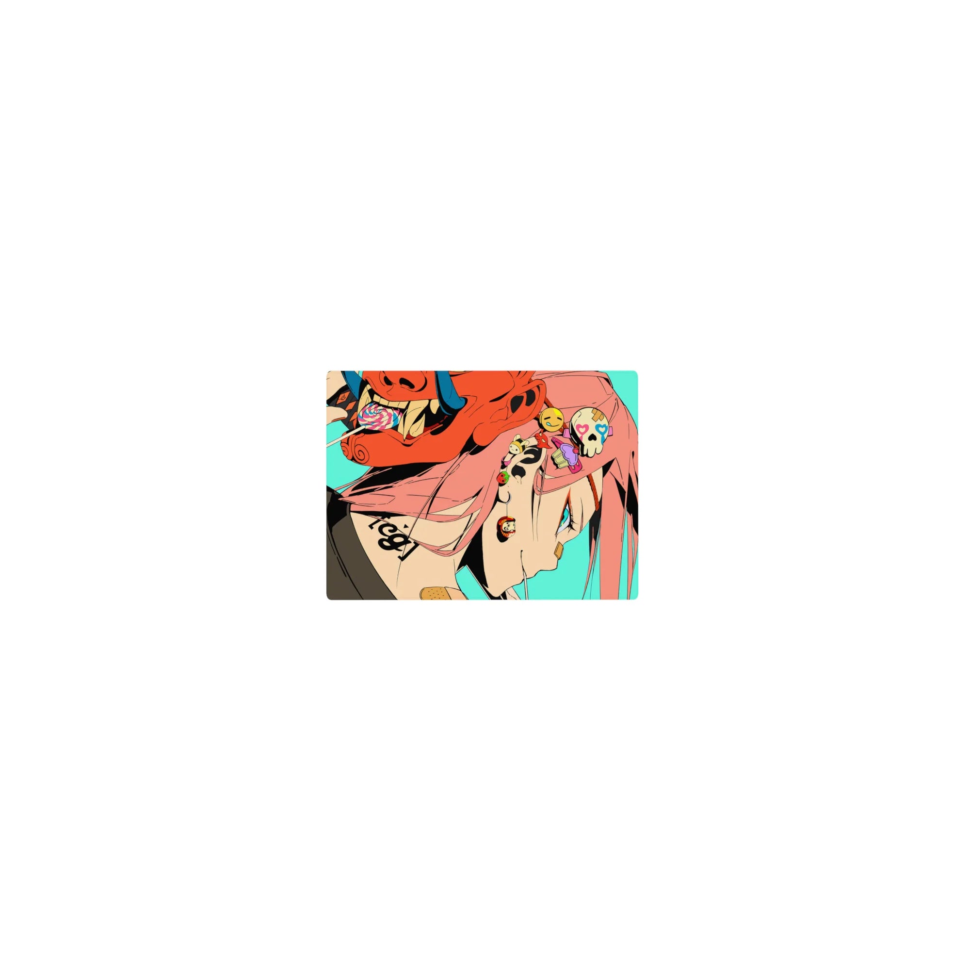 Darling In The Franxx - Anime Mouse Pad and Desk Pad - Zero Two Oni Rebellion - AniChan