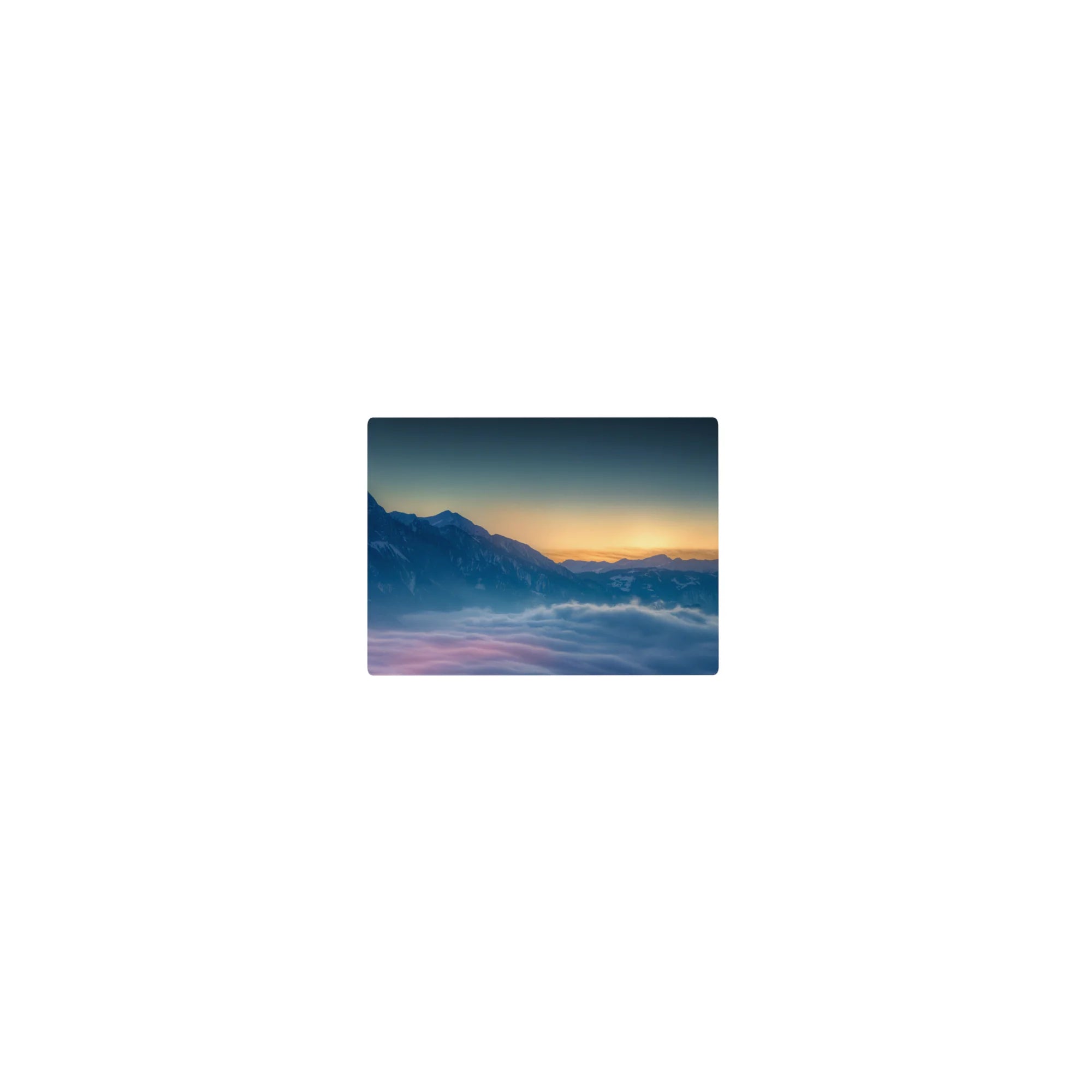 Nature Landscapes Deskmat | Mousepad | Deskpad - Mountain Dawn