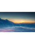 Nature Landscapes Deskmat | Mousepad | Deskpad - Mountain Dawn